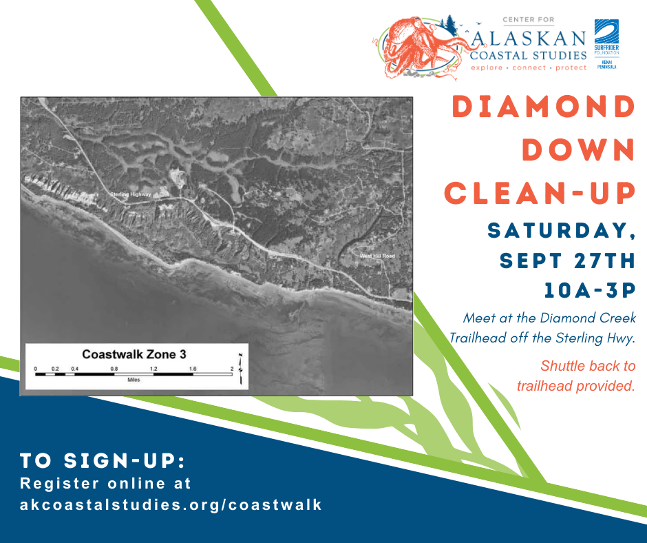CoastWalk Clean-Up: Diamond Creek to Homer