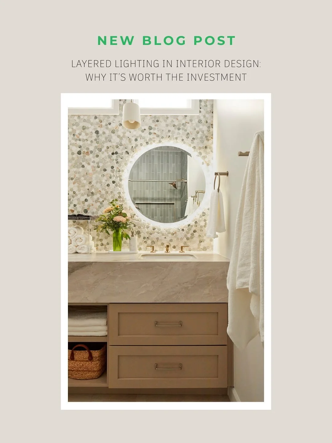 A an OC based designer, one of the first things I discuss with clients is the lighting design. 
In my new blog post, I unpack:
- the essential components of layered lighting (ambient, task, accent)
- how natural light acts as the backbone of your ho