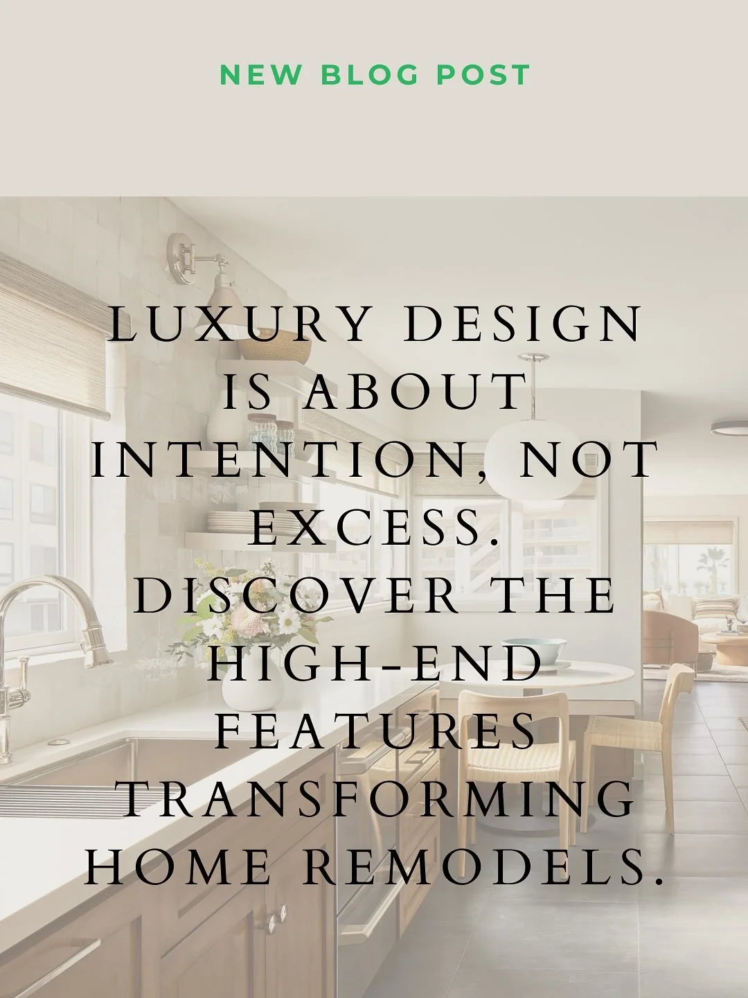 Luxury design is about intention, not excess. Discover the high end features transforming Orange County homes, from spa-style bathrooms to powered outdoor rooms. Which upgrade would you choose first? Read the full post on my blog (link in bio)

#oran