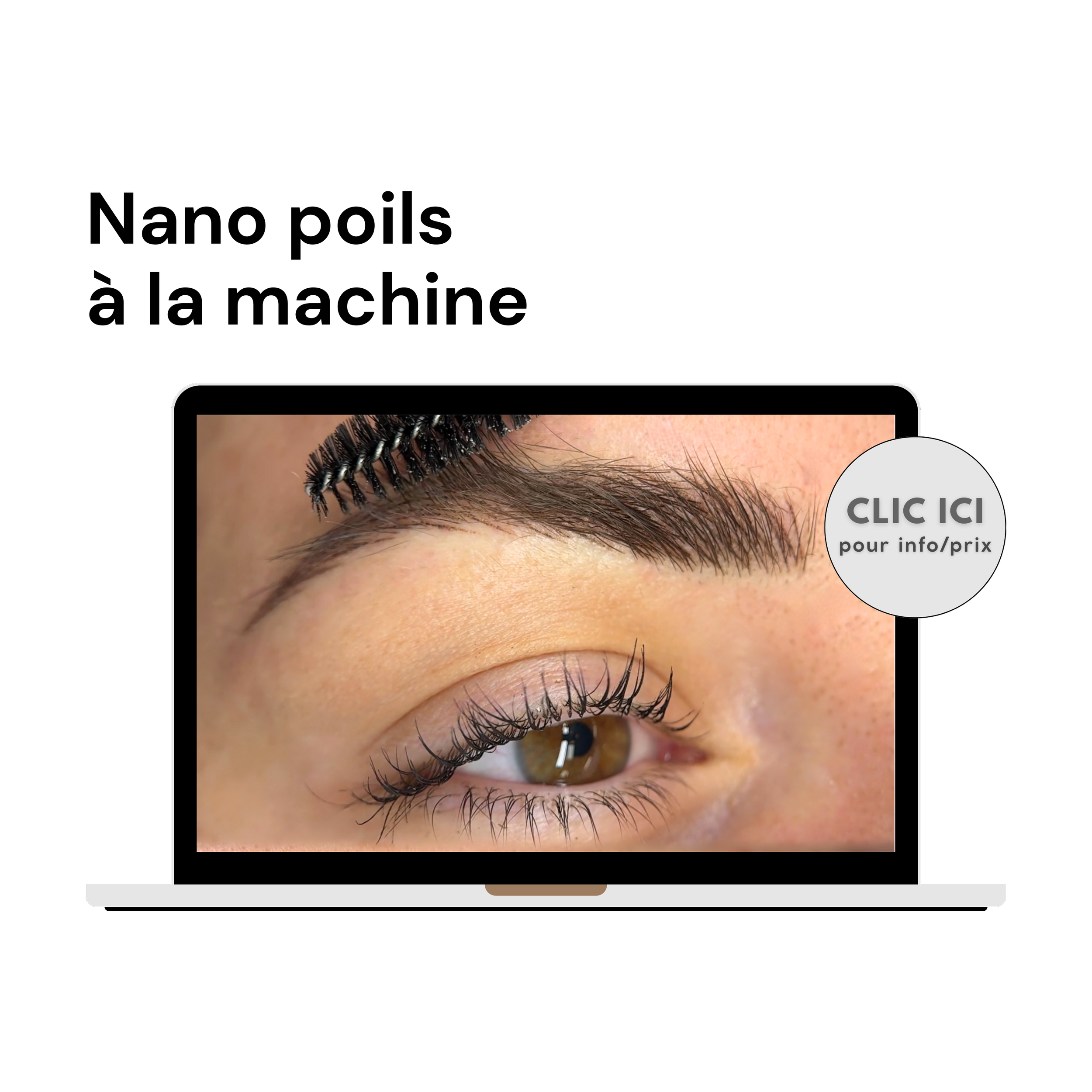 SOURCILS NANO À LA MACHINE