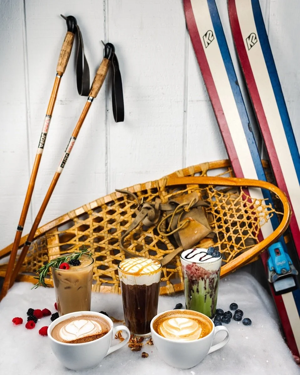 You ready to hit the slopes? Tomorrow all NEW drinks for the winter! 

🍁 Cozy Cabin Cocoa- maple flavored hot chocolate

⛷️ Apr&eacute;s All Day Latte- a bright berry mocha latte

🛷 Sticky Season - Coldbrew with Coldfoam that tastes just like stick
