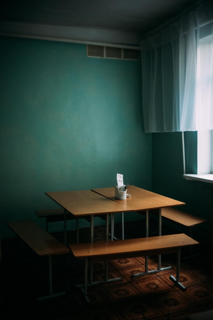 Max Walter, 'Cafeteria I Ukraine'. Courtesy of m2 Gallery. 