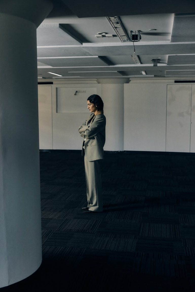 Roxie wears Miu Miu.