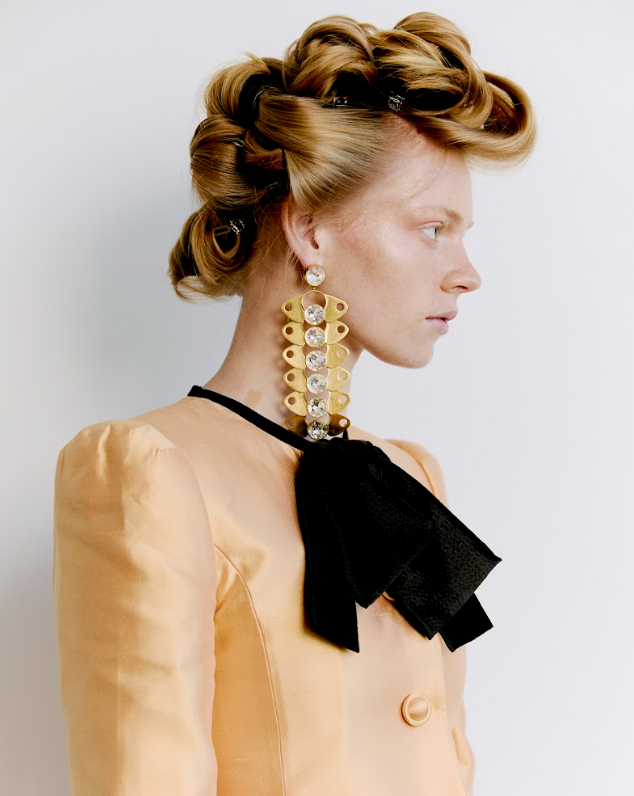 Model wears Valentino.