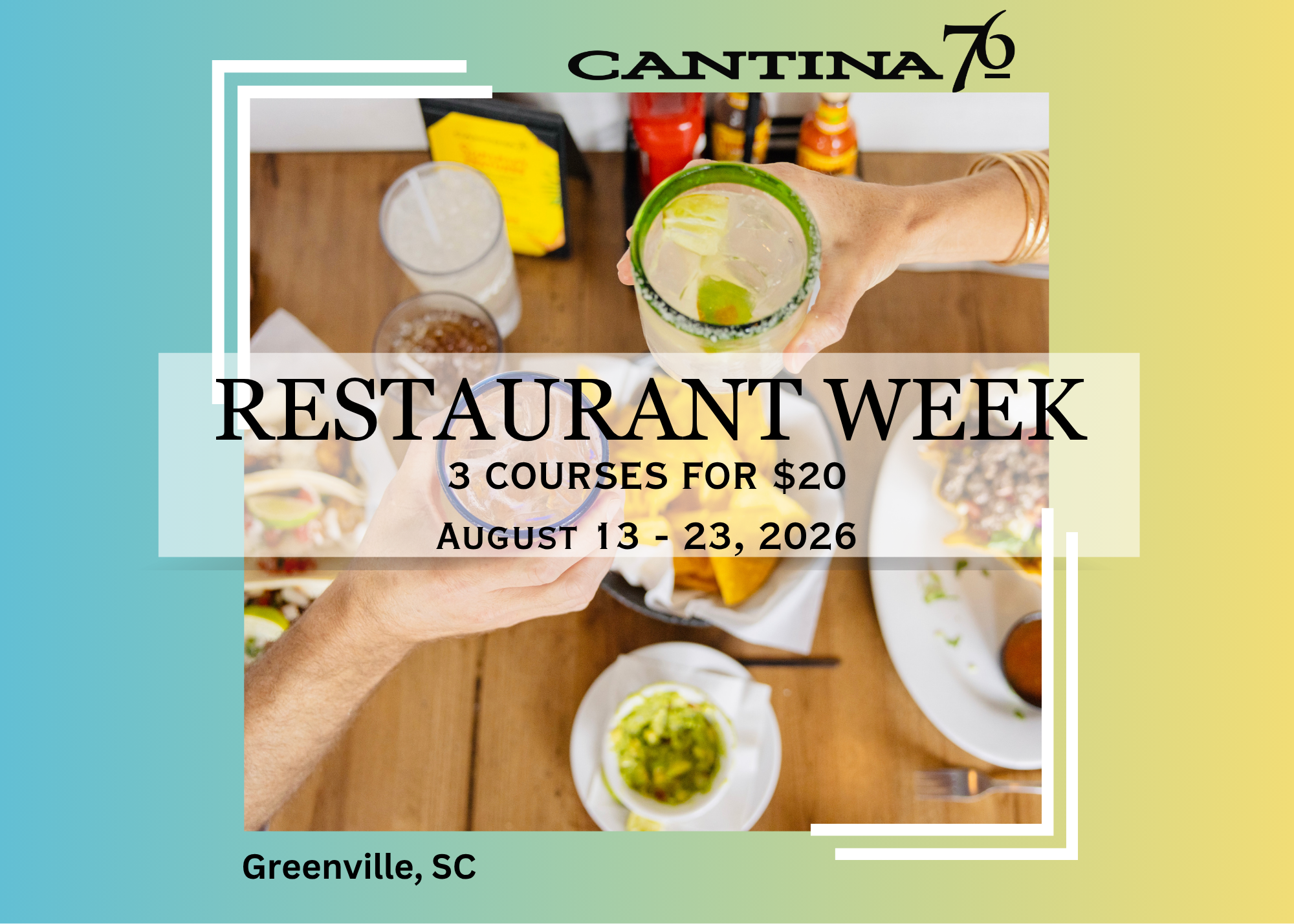 rESTAURANT WEEK IN GREENVILLE