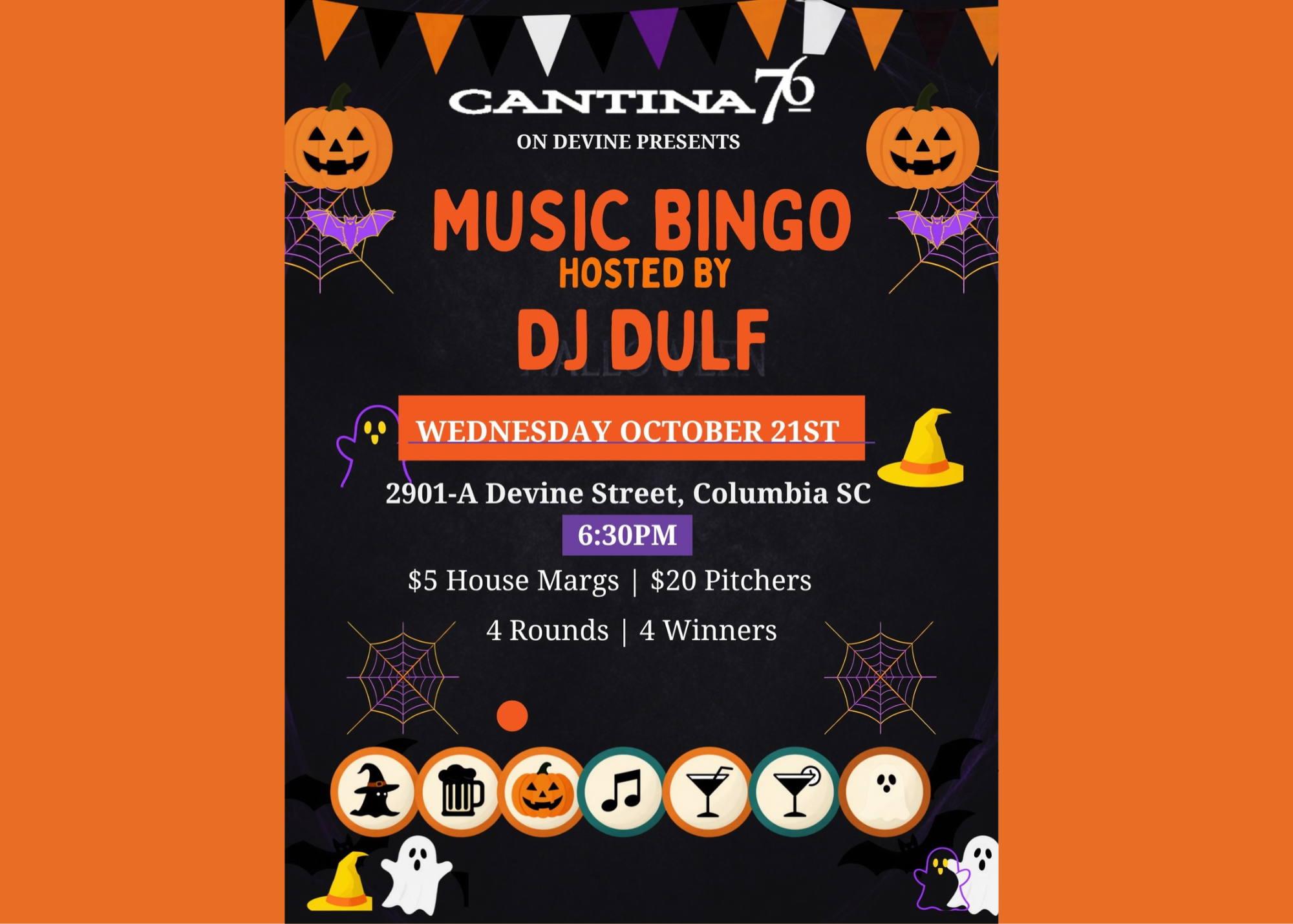 Music Bingo at Devine Street 