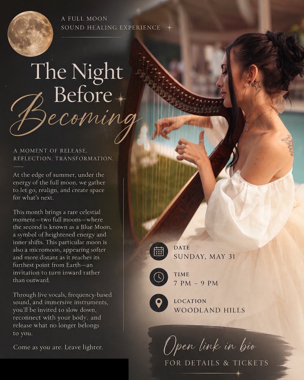 The Night Before Becoming — Full Moon Sound Healing Journey