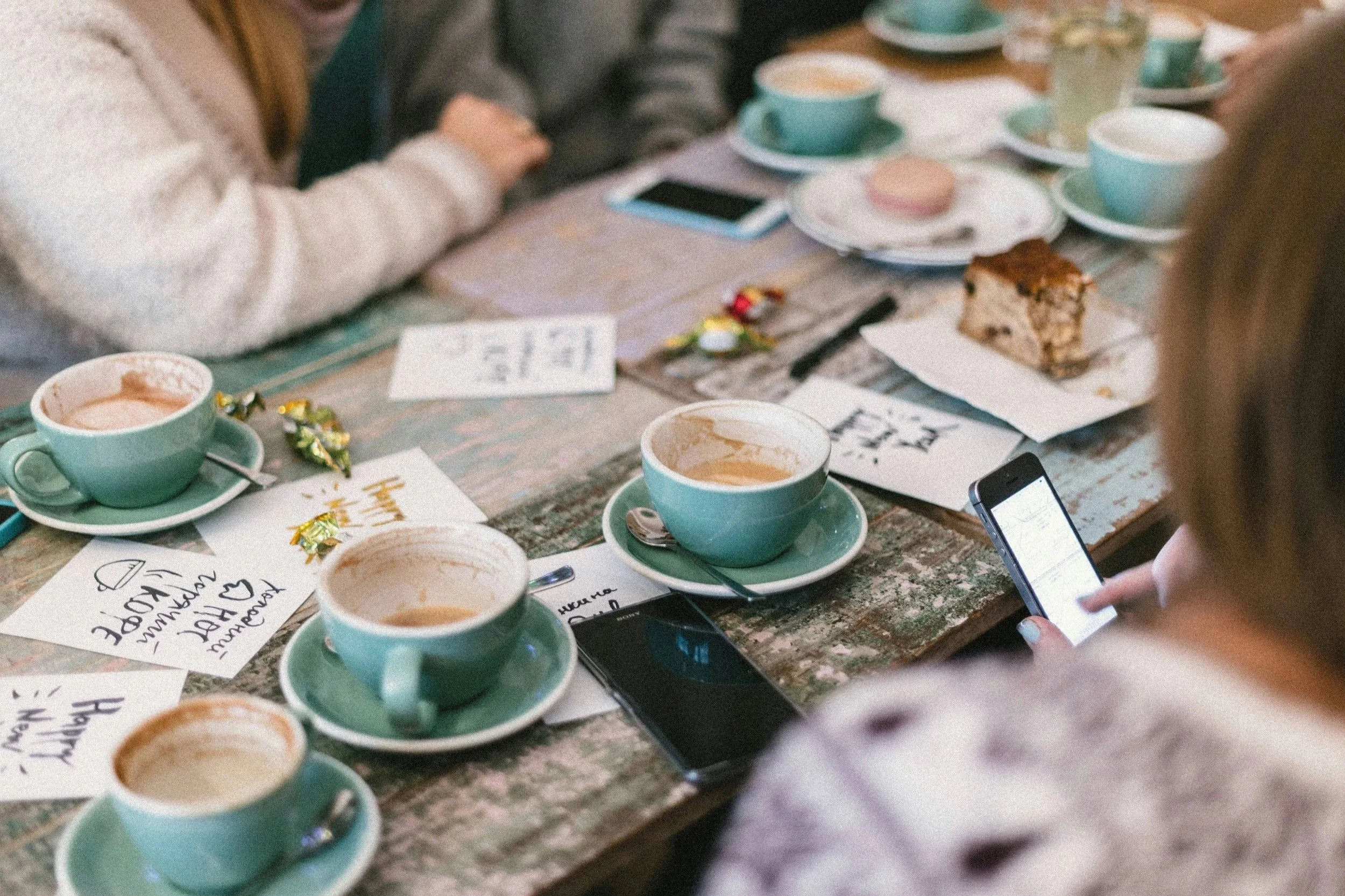 Women at an in-person networking event.