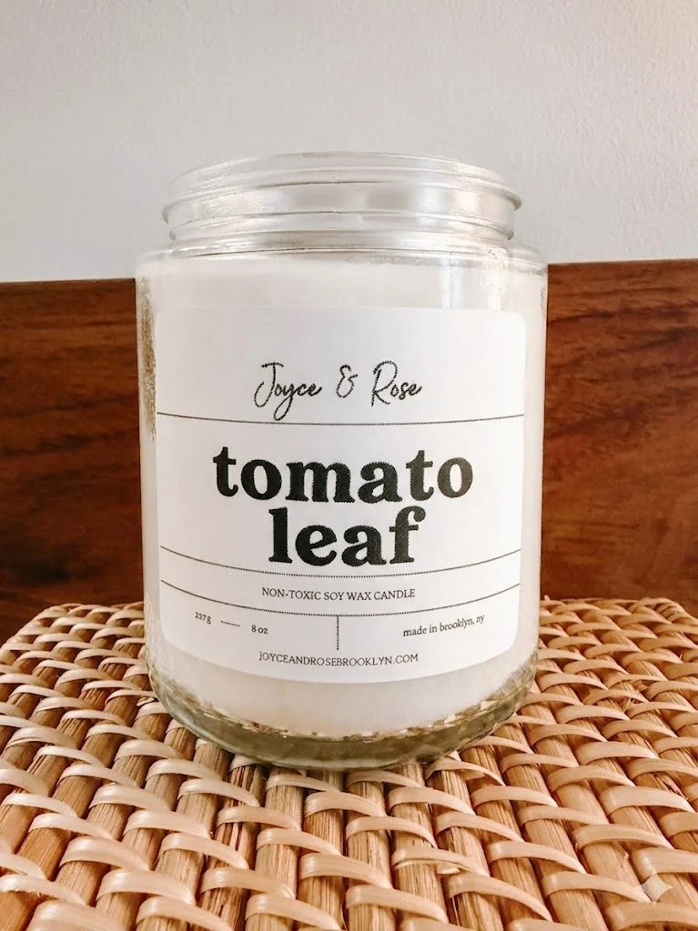 Tomato Leaf Soy Wax Candle