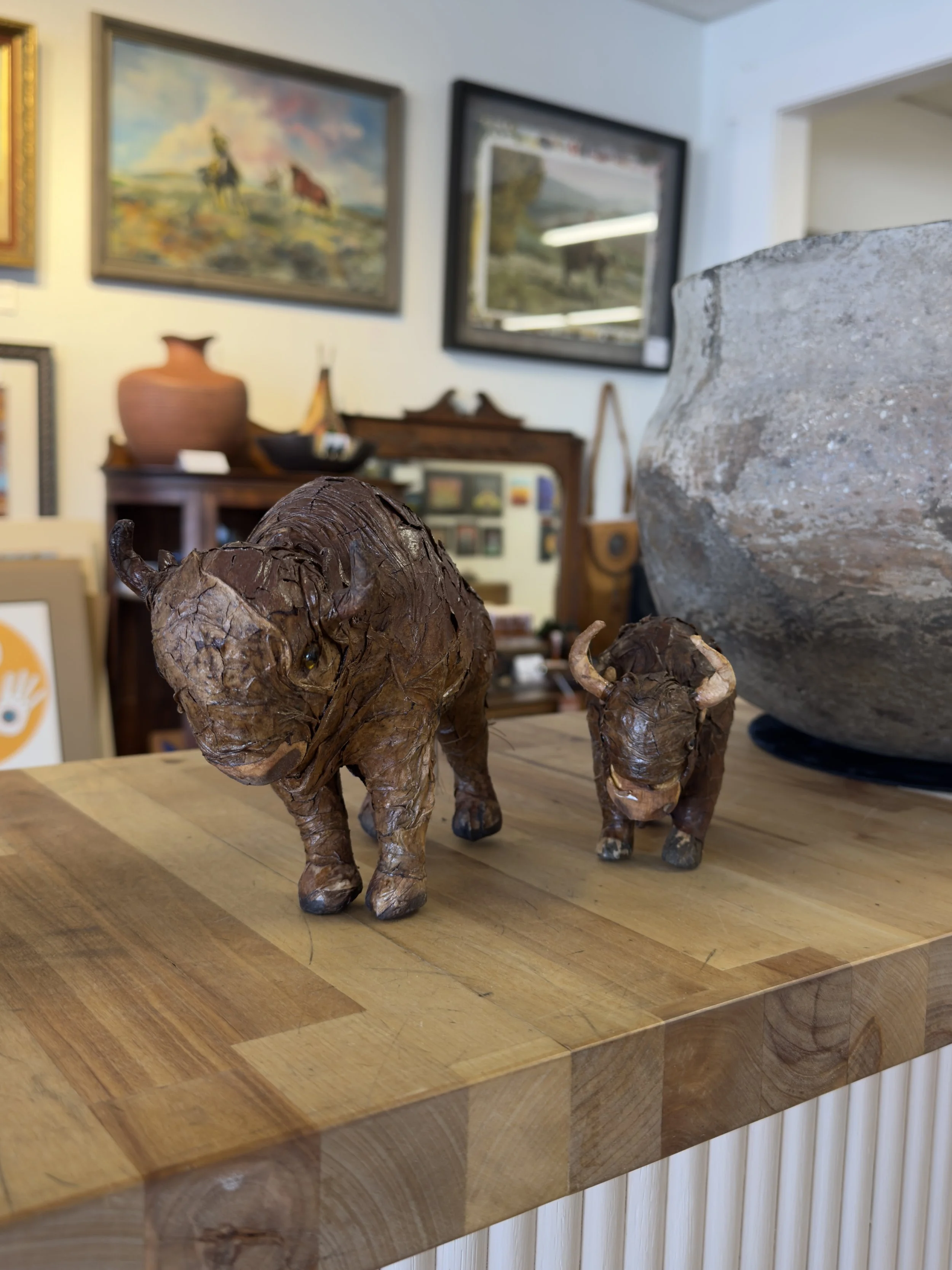 Small American Bison Figure