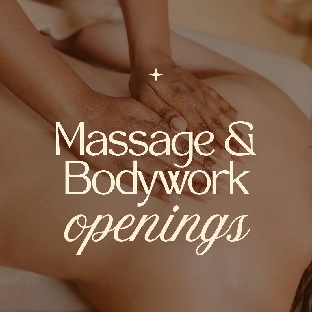 Massage Openings this week:
Nicole - Wed,
Claire - Thur, Fri, Sun
Gwen - Fri
Daisy - Sat

Reiki &amp; Well Coaching with Chandra:
Sunday 11:30am

See you soon! 💫 

#seattlemassage #westseattlewellness #nurturewellbeing #seattlehealthcoaching #seattl