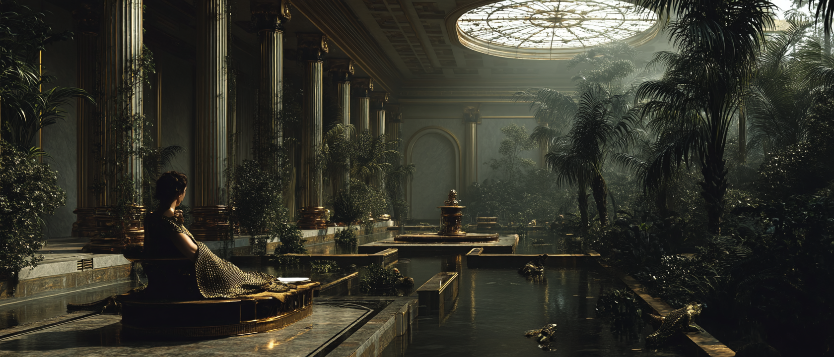 Cinematic movie scene
