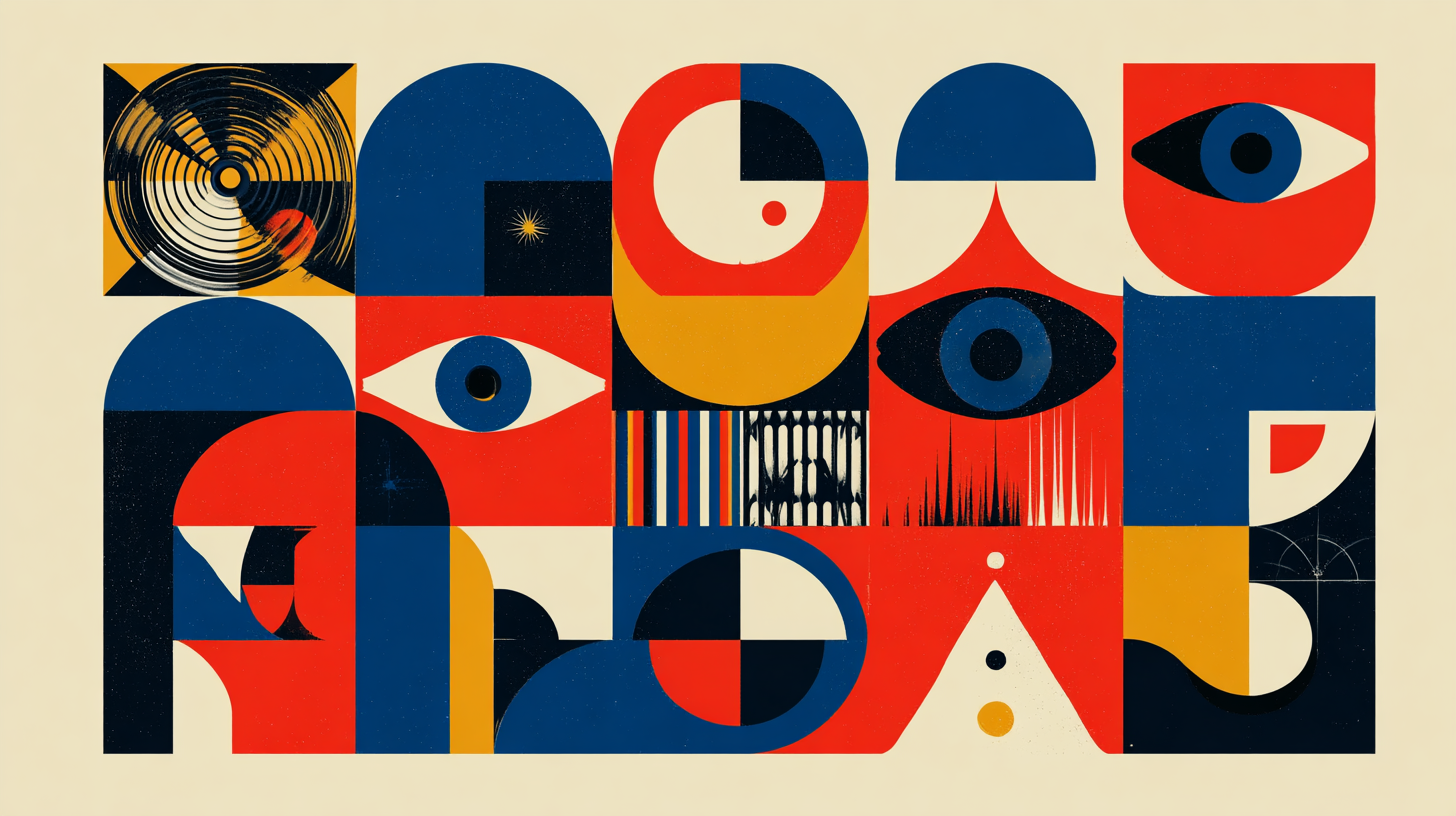 Ilustration art, Bauhaus Inspired