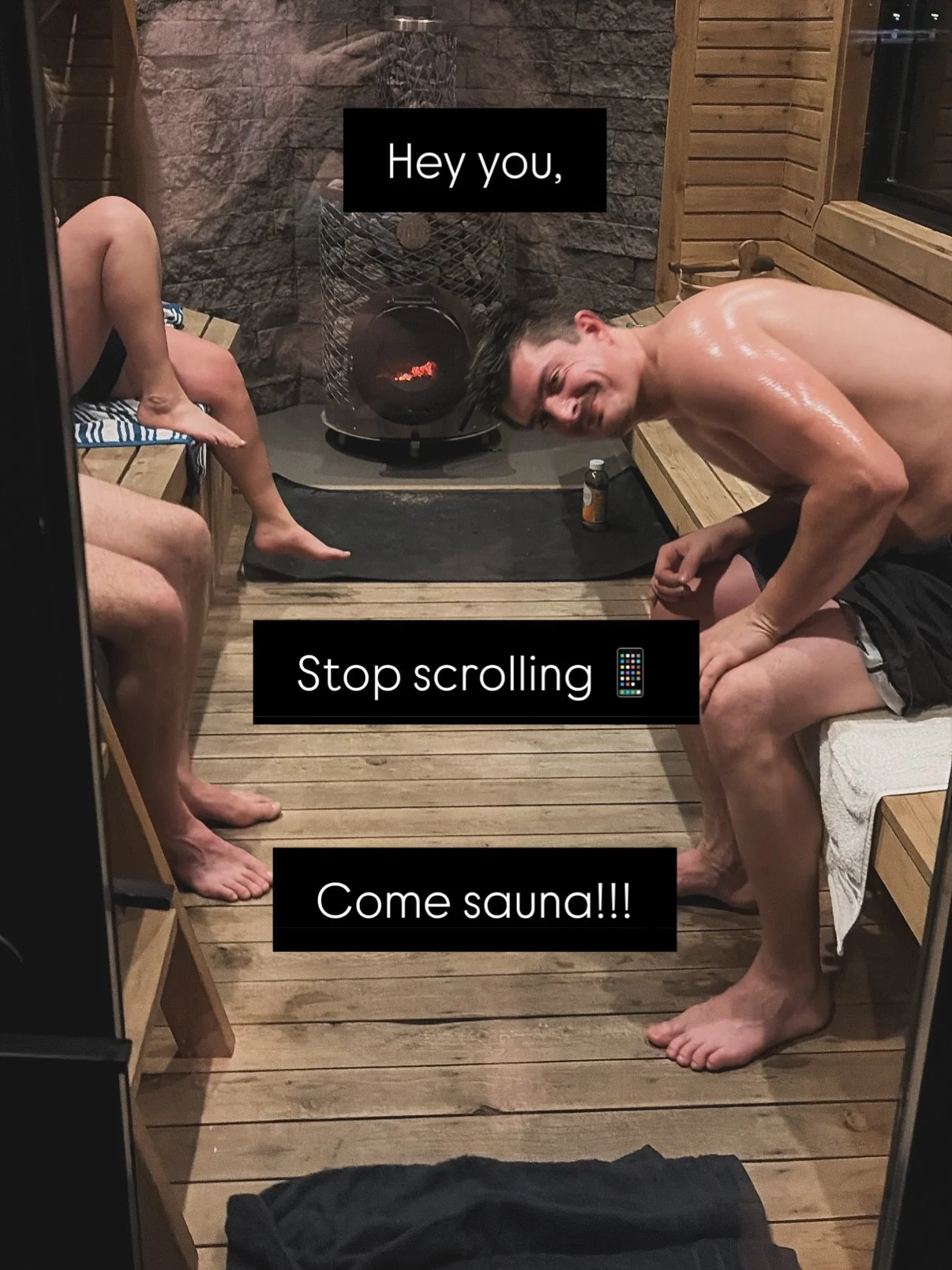 POV: Another early-dark Alaska evening.
You head home, turn on the TV, scroll endlessly&hellip;

But you could be here instead:
In the sauna, wrapped in firelight,
Gazing at mountain shadows,
Letting the day fall off your shoulders,
Resetting your br