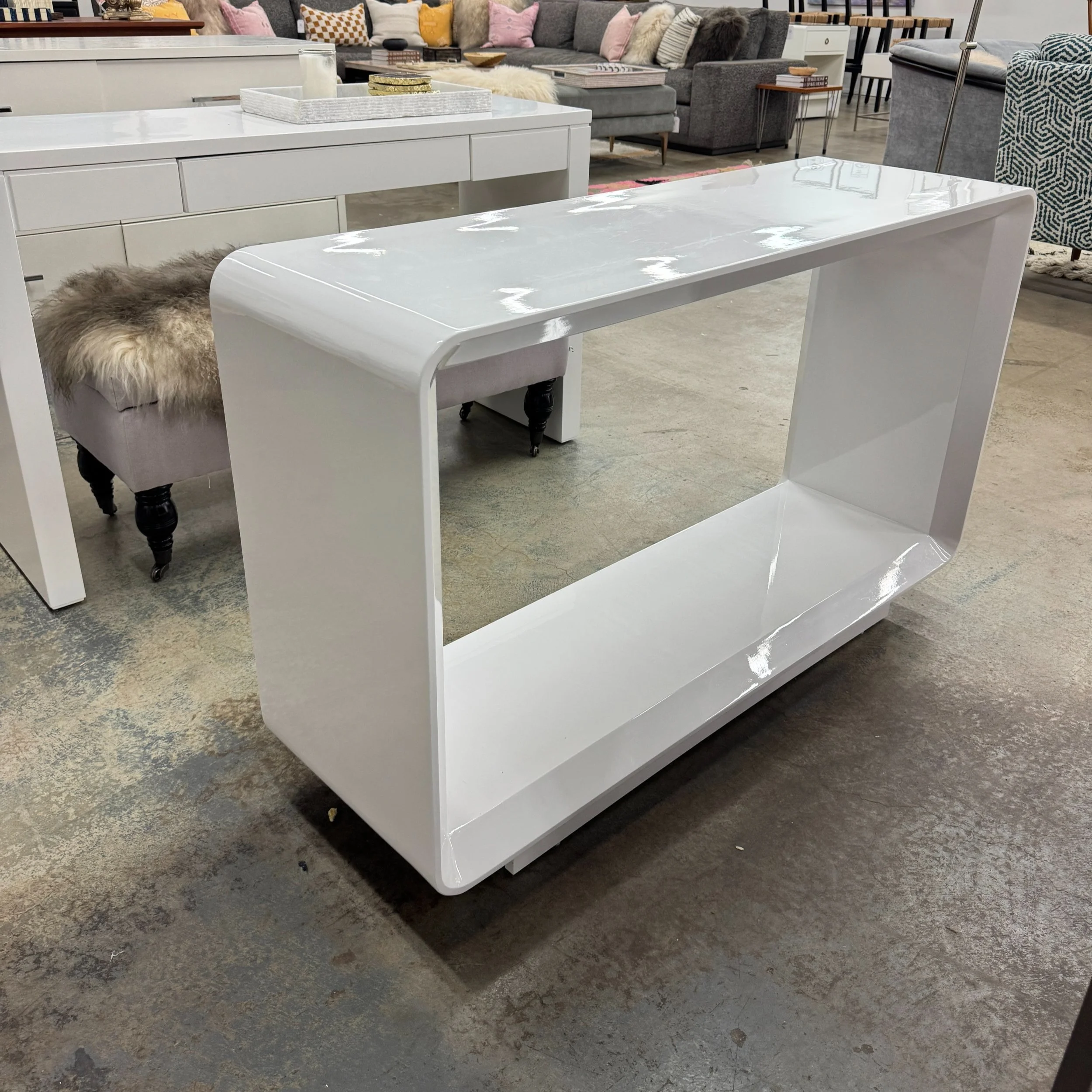 Scandinavian Design Kopp Console Table (47.2"W x 14.9"D x 29.5"H)