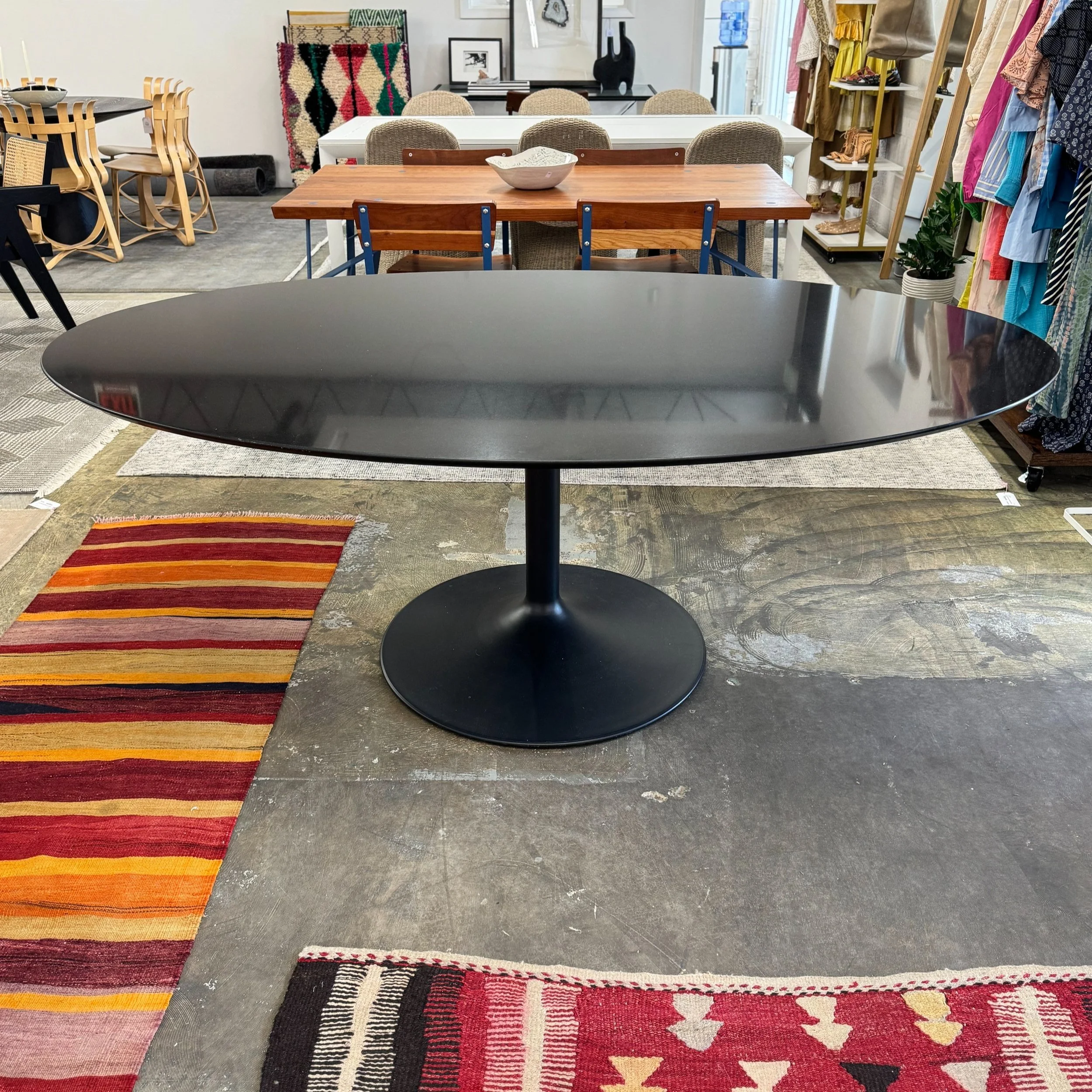 SOLD - Oval Tulip Dining Table - 78"W x 48"D