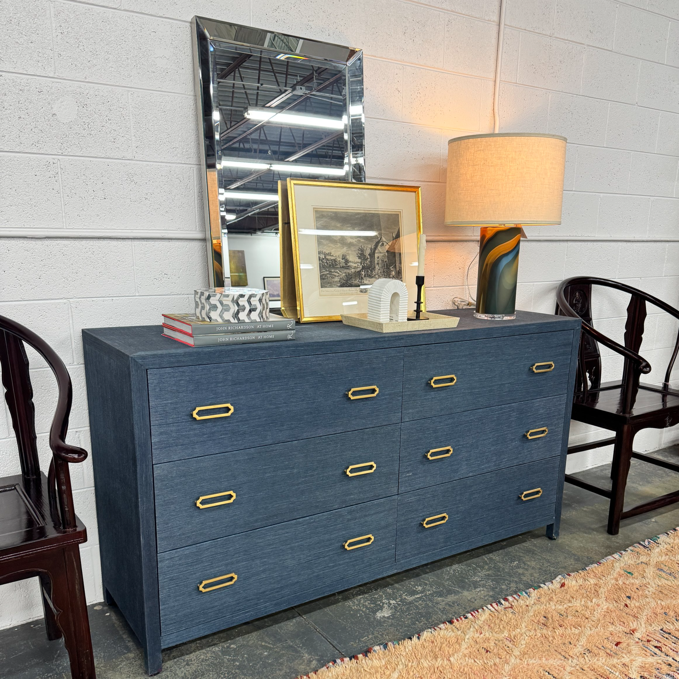 Mitchell Gold Ariel 6-drawer Chest - 68”w x 19”d x 36”h