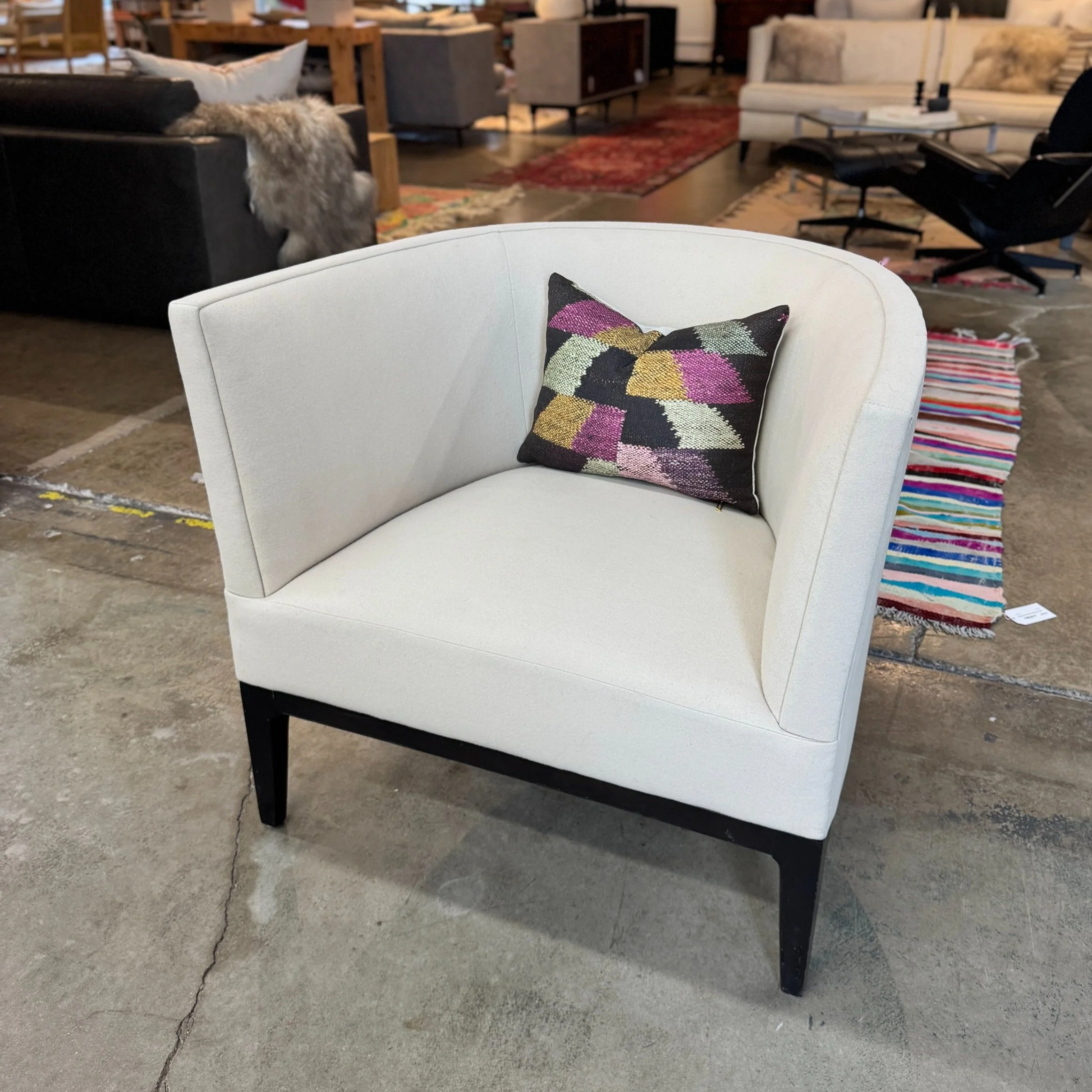 HBF Ivory Wool Chair