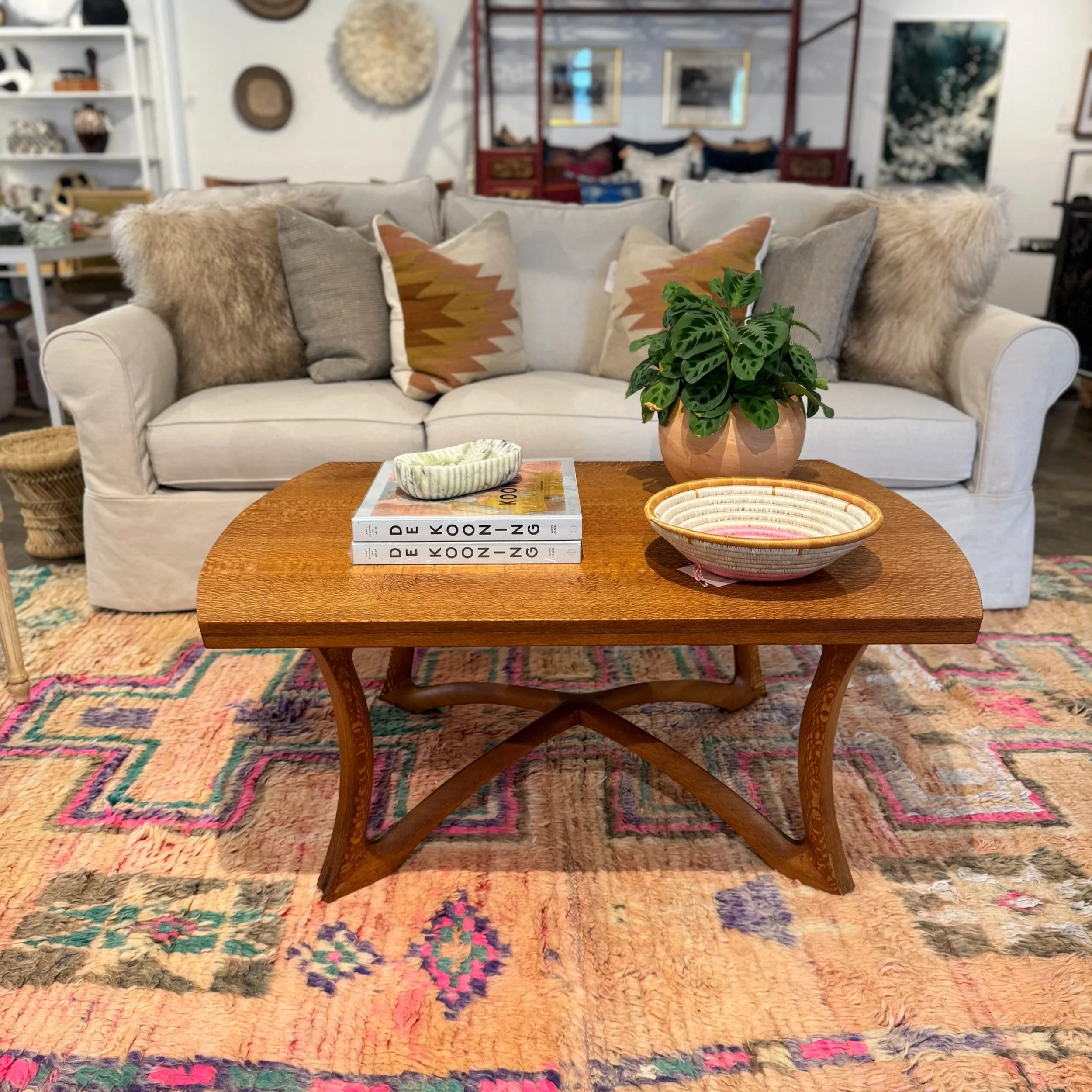 Custom Lacewood Coffee Table - 18"h X 30"w X 42"d