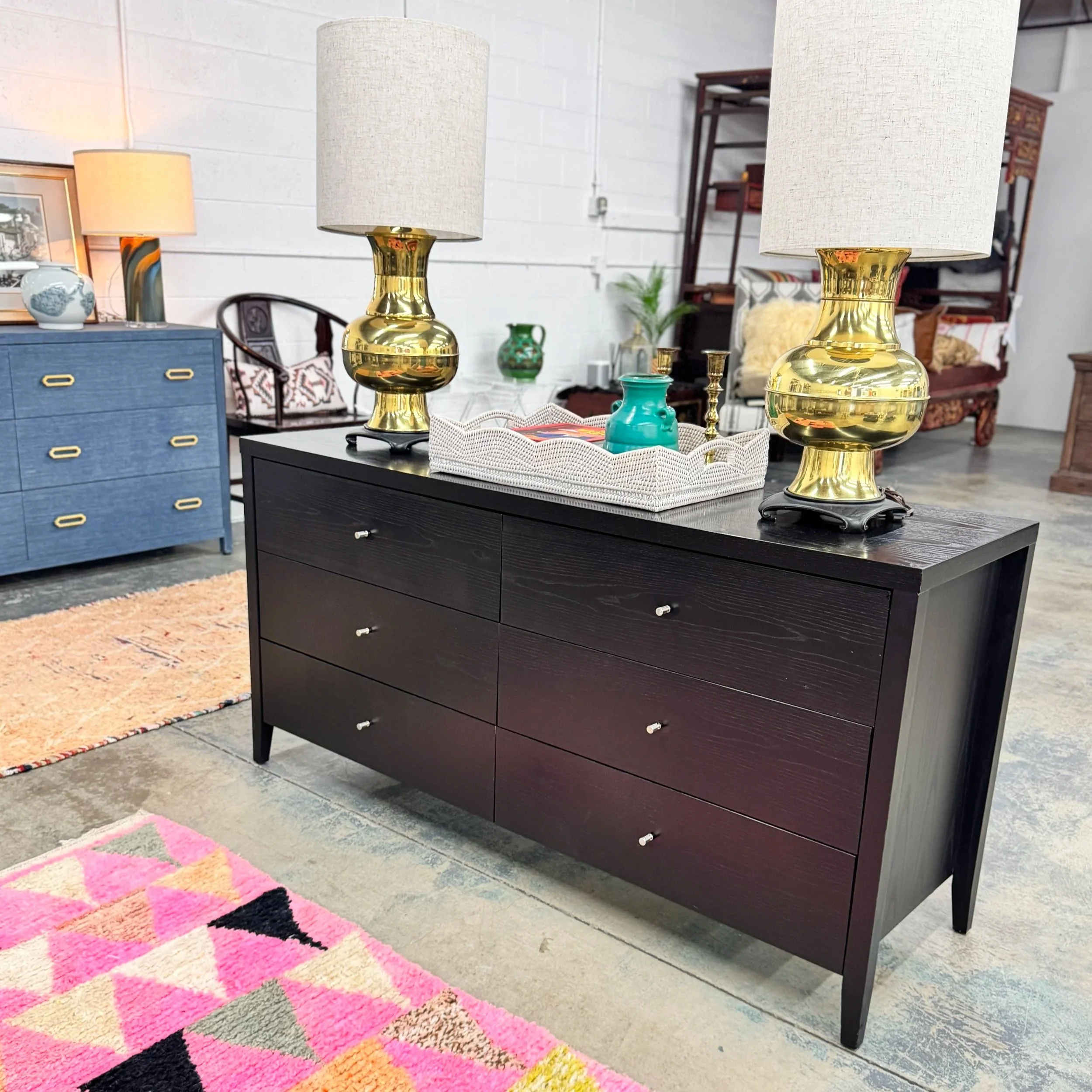 SOLD - 6-Drawer Dresser - 64"W x 20"D x 32"H