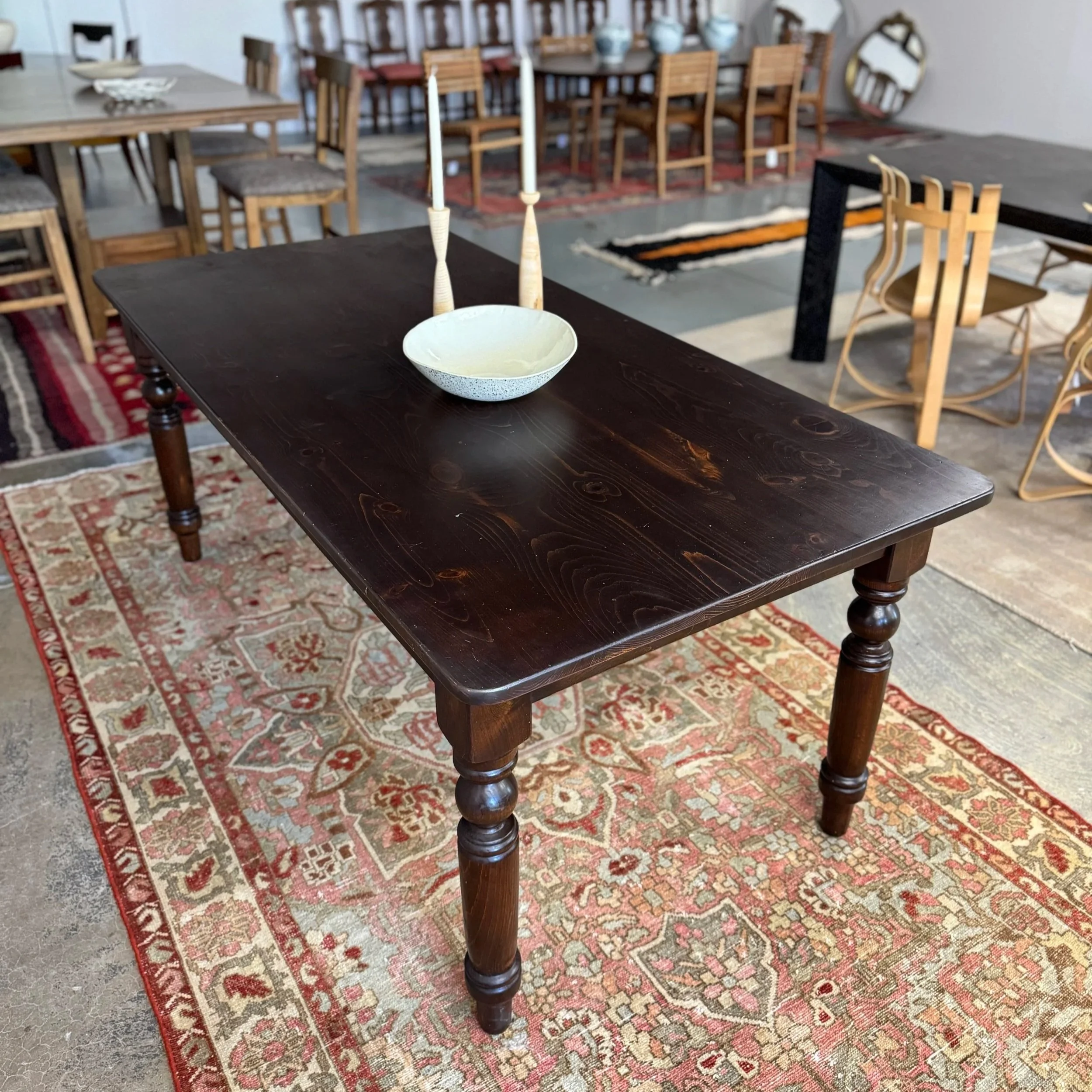 SOLD - French Farmhouse Style Dining Table - 70"w x 36"d x30"h