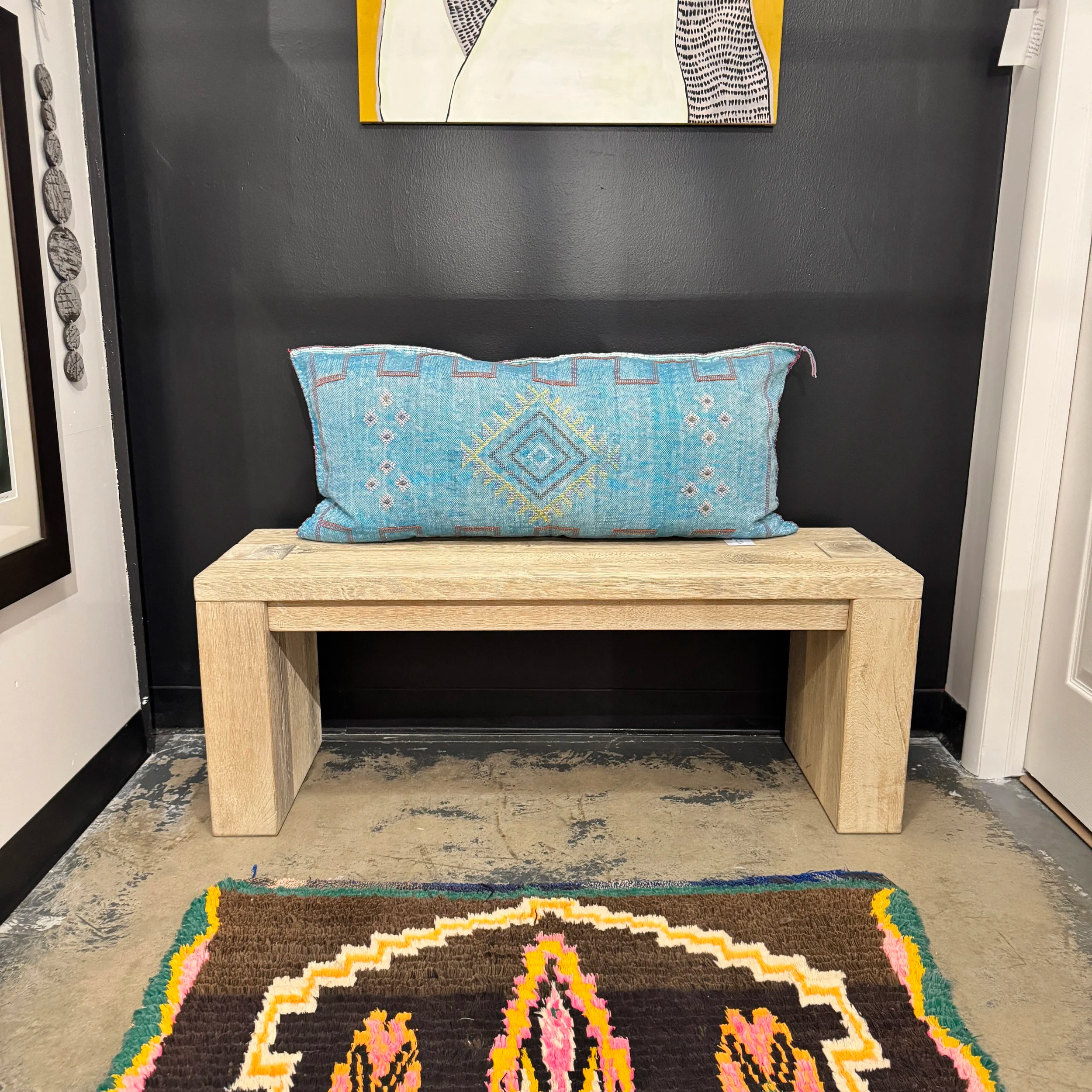 RH Reclaimed Oak Parsons Bench - 46.5"W x 15D x 18H