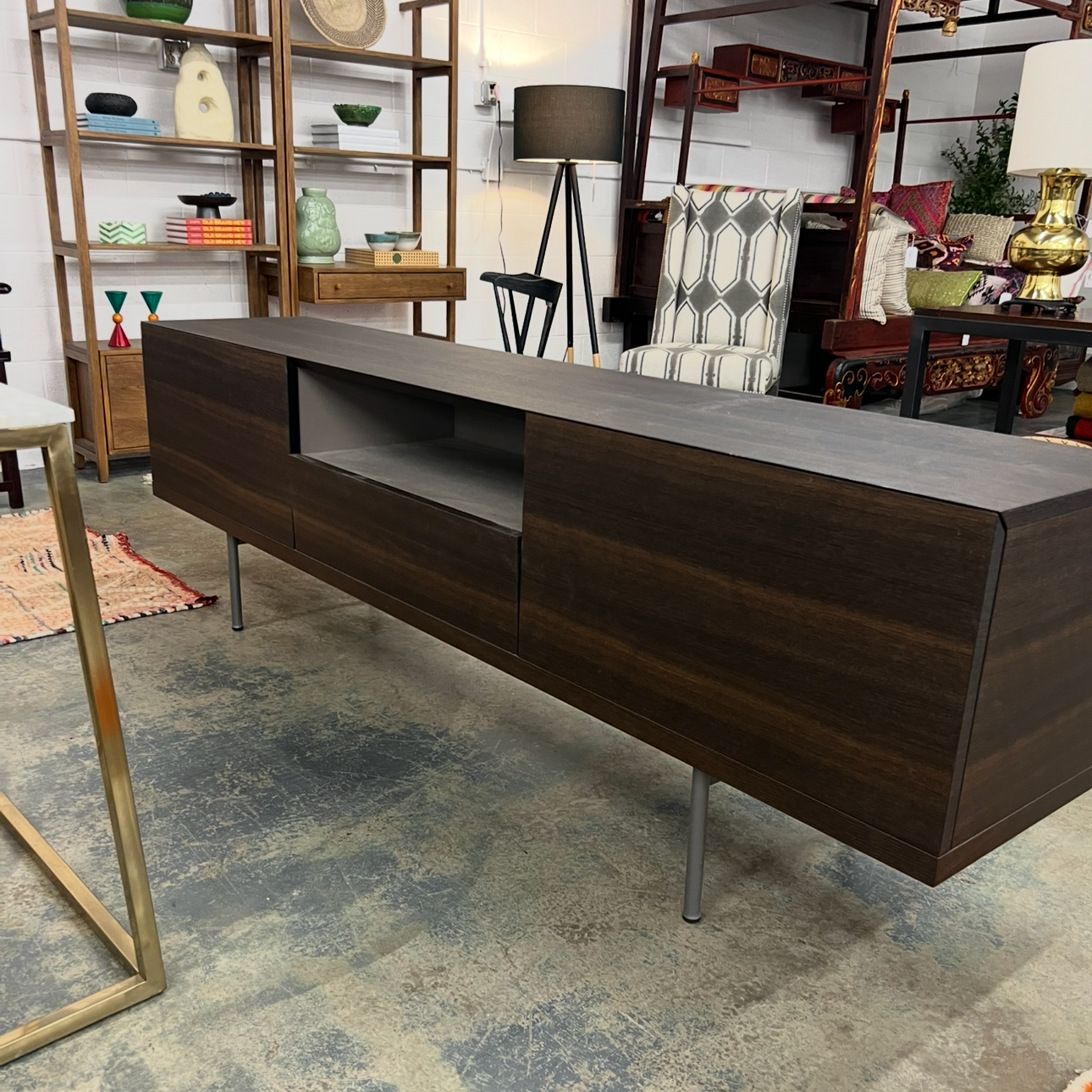 Studio Como Low Credenza - 90.5W x 18.5D x 28.5H
