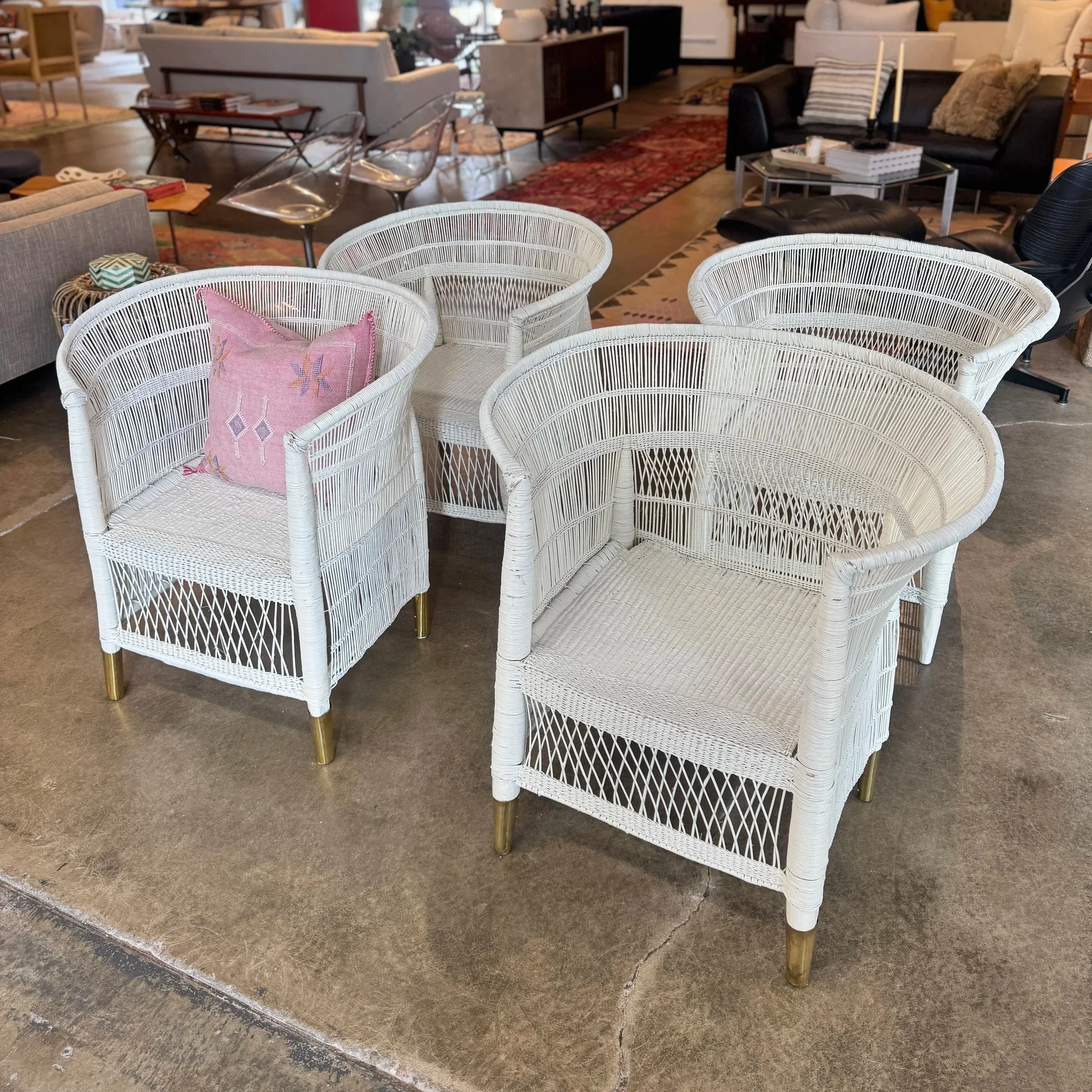 Malawi Cane Chair - 30W x 32H x 23D