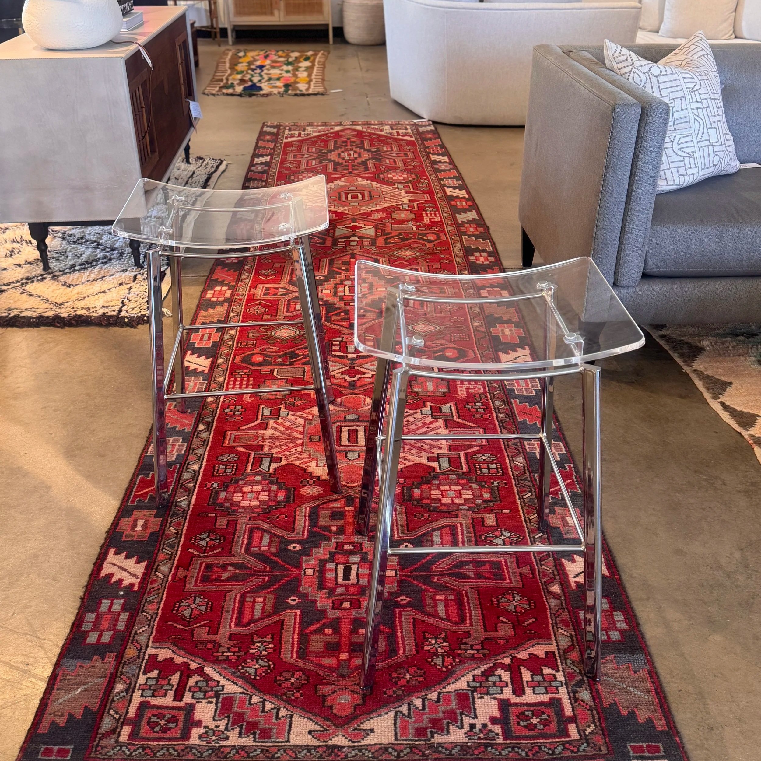 Acrylic Counter Stool (x2)