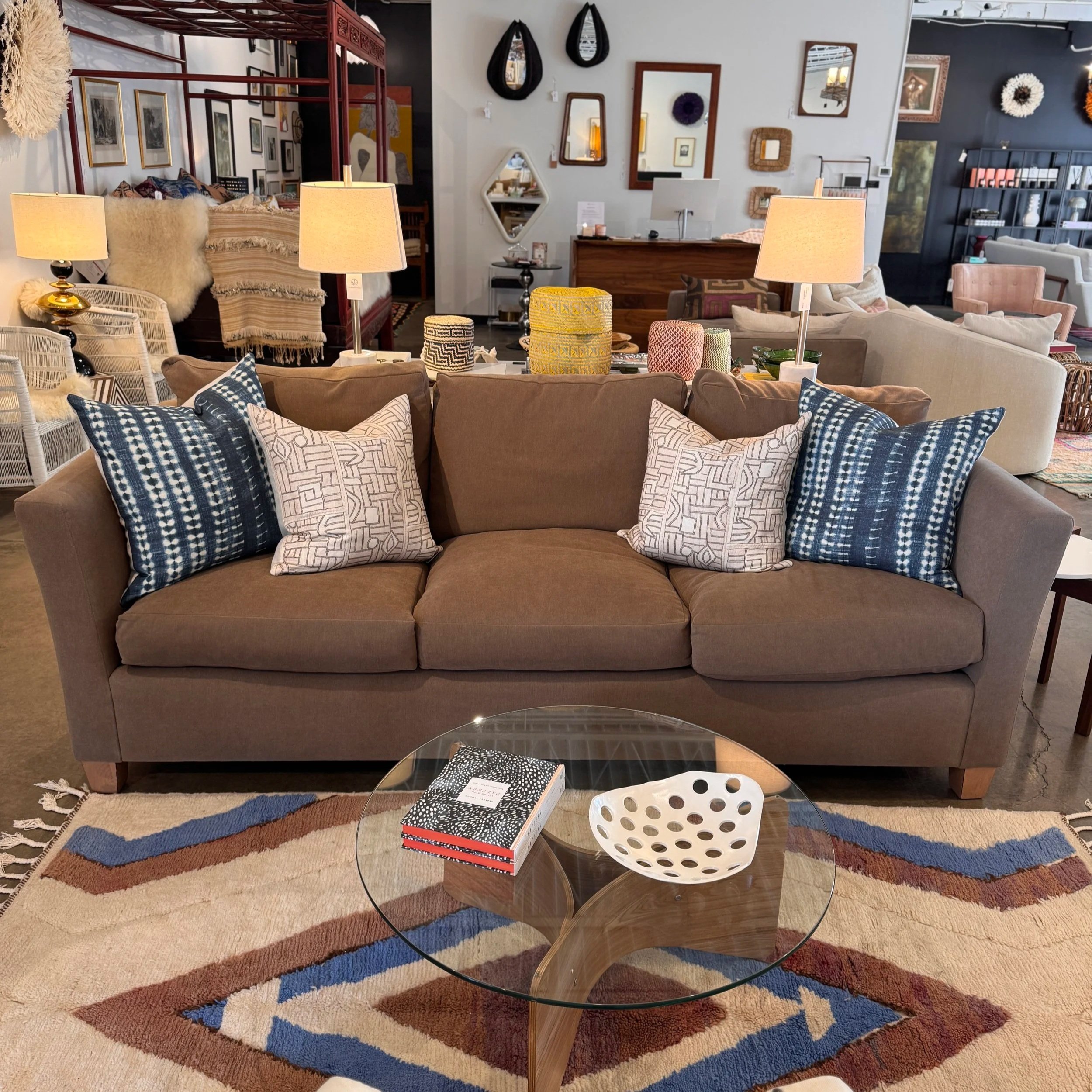 SOLD - Kreiss Sofa - 93W x 39D x 30H