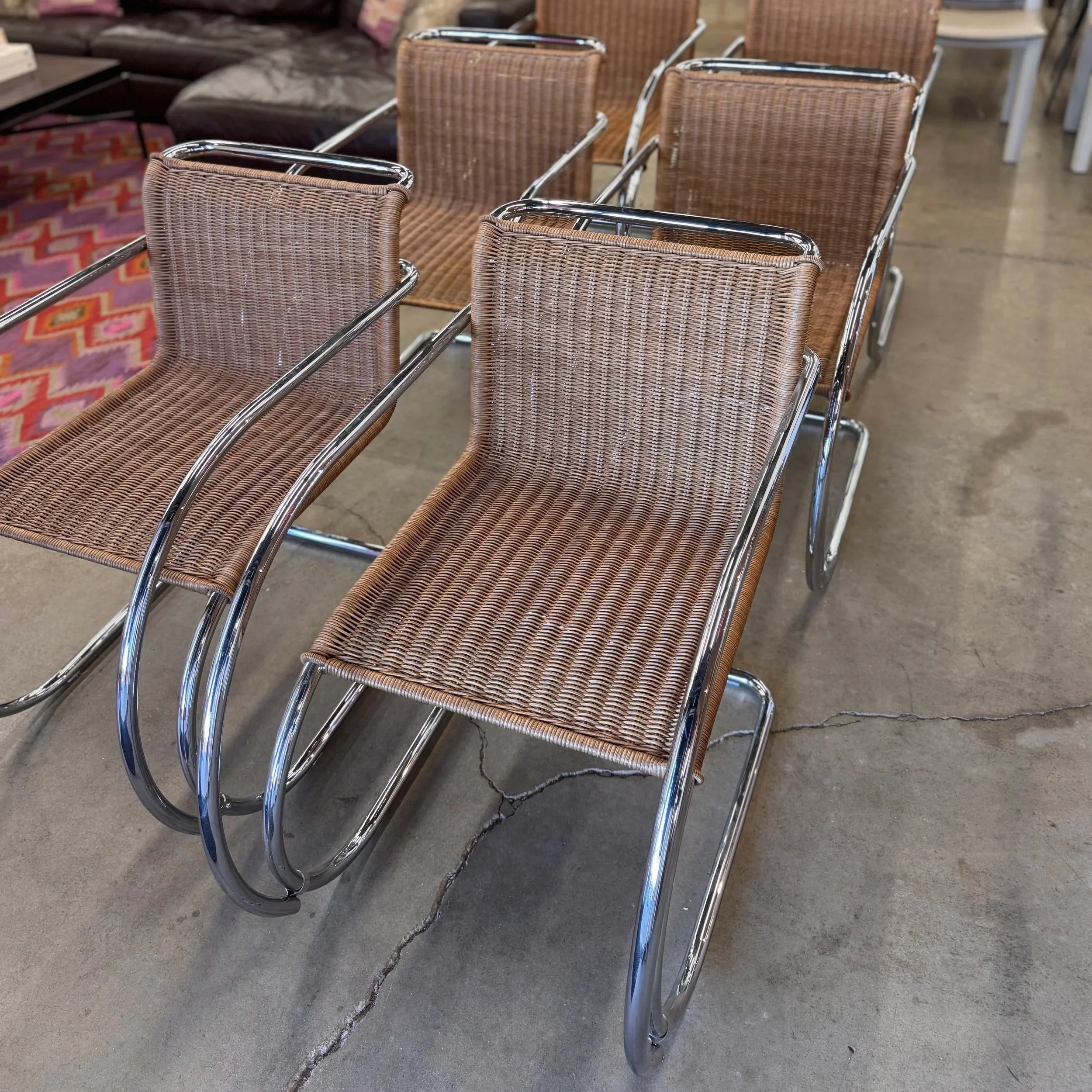 Mies van der Rohe for Knoll MR Armchair (x6)