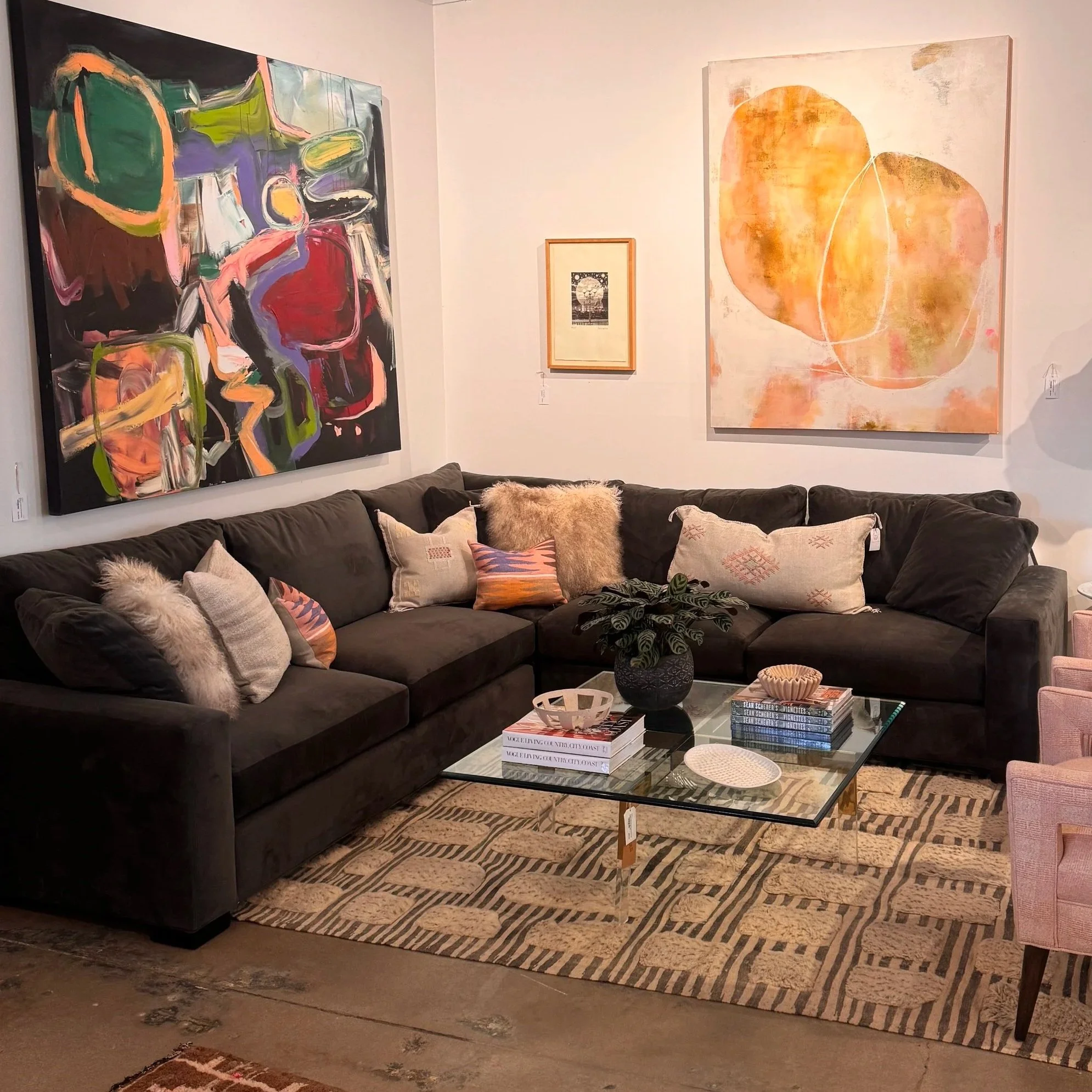 Room & Board Metro Sectional 109" x 109" x 37"D)