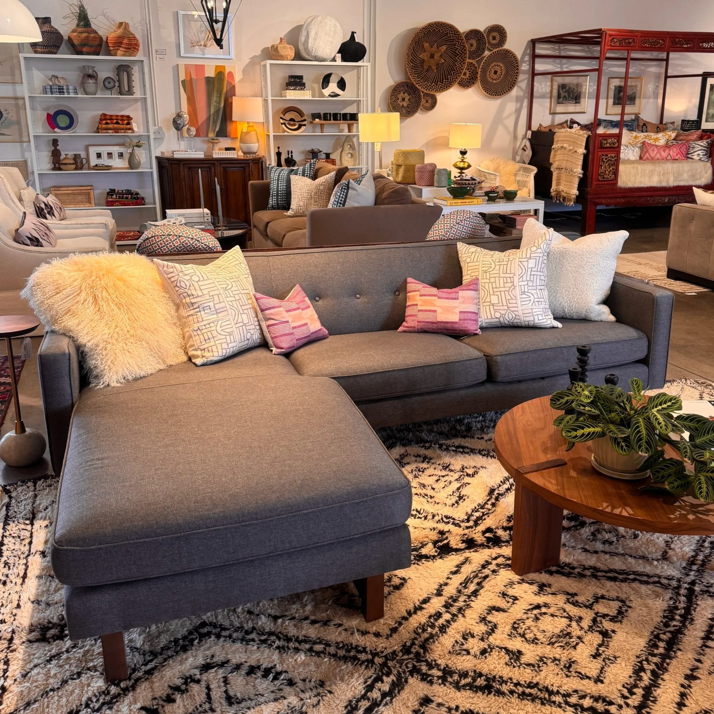 SOLD - Room & Board Andre Sofa w/ Reversible Chaise (101 x 71)