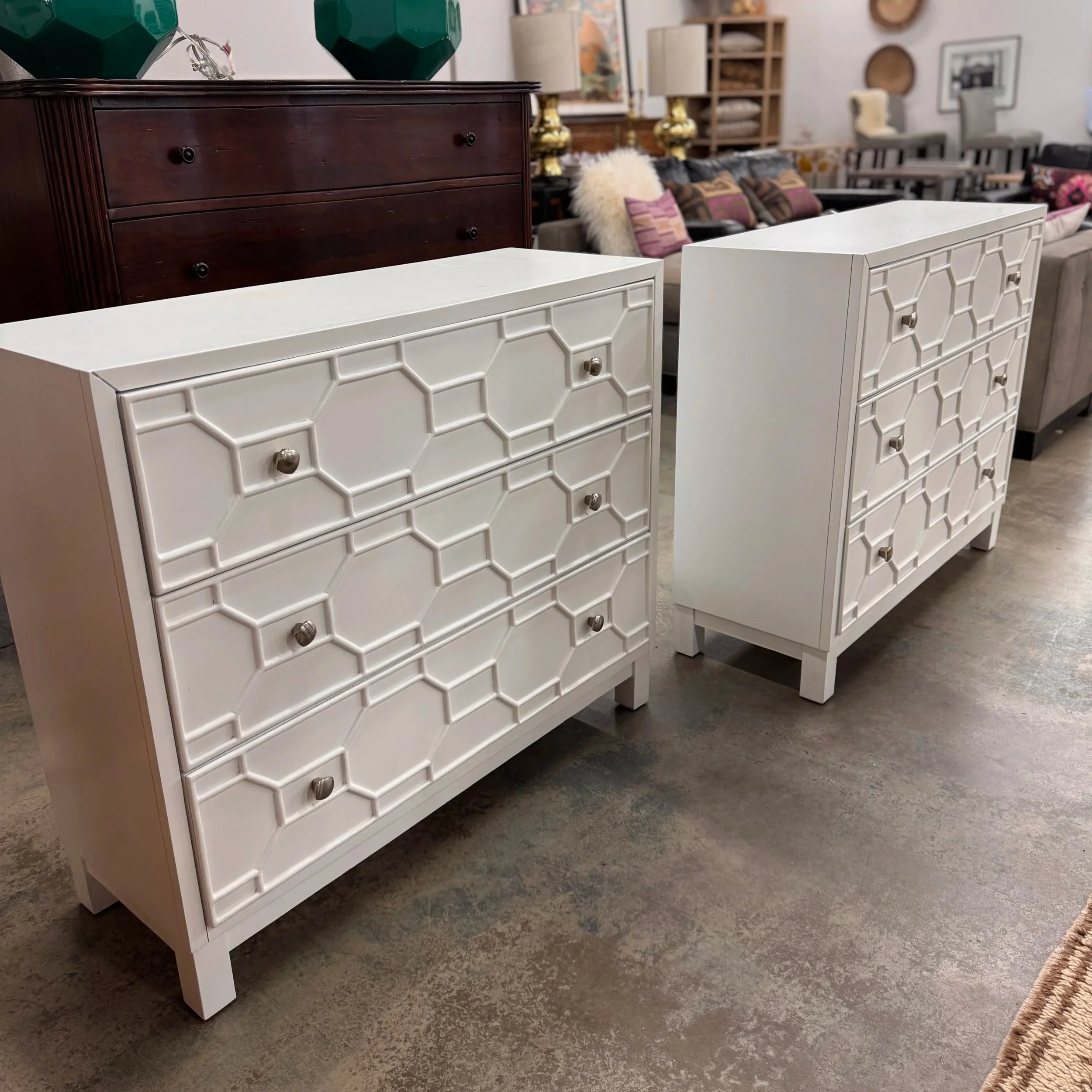 3-Drawer Dresser (x2) - 40W x 14D x 34H