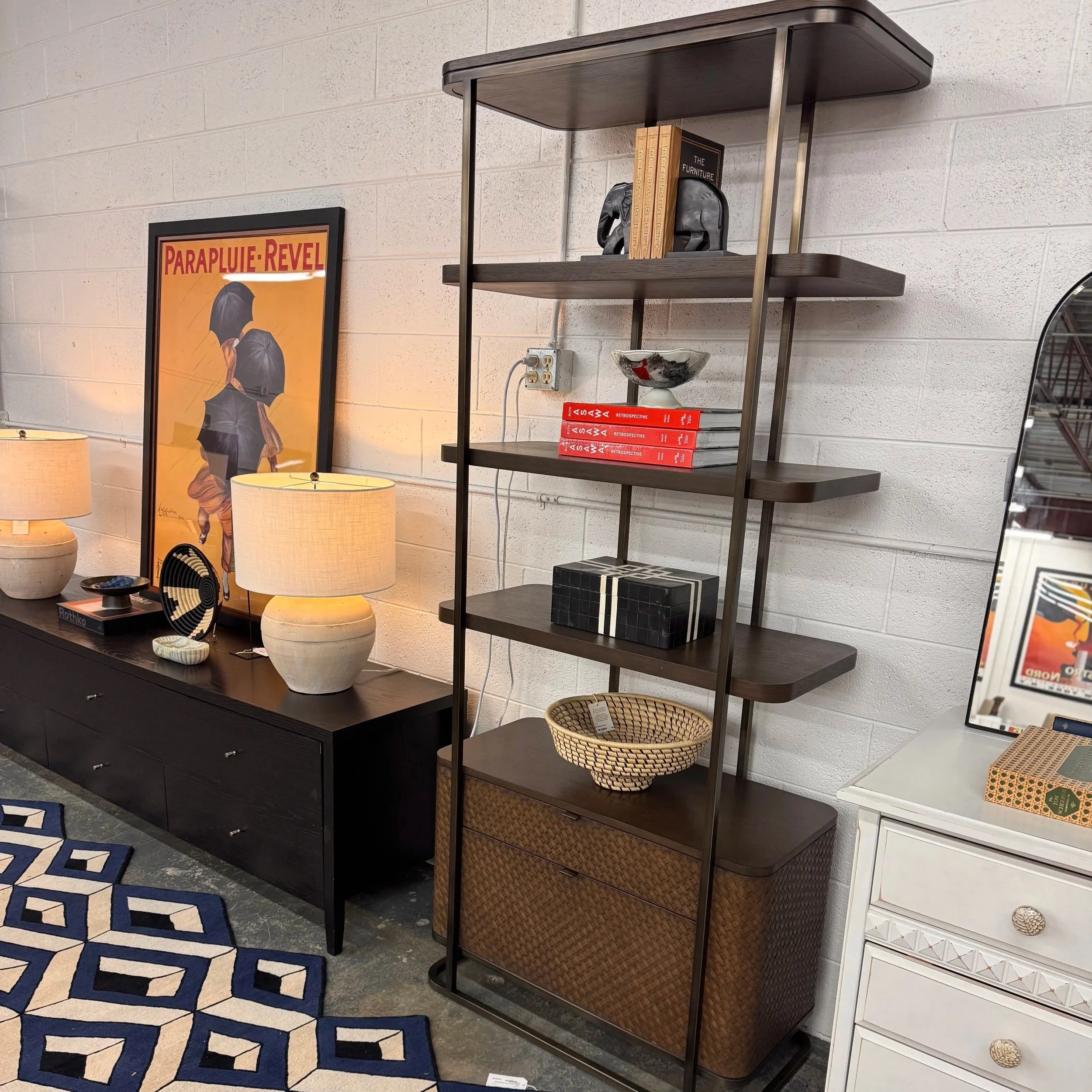 Arhaus Bookcase (35W x 16.5D x 84H )