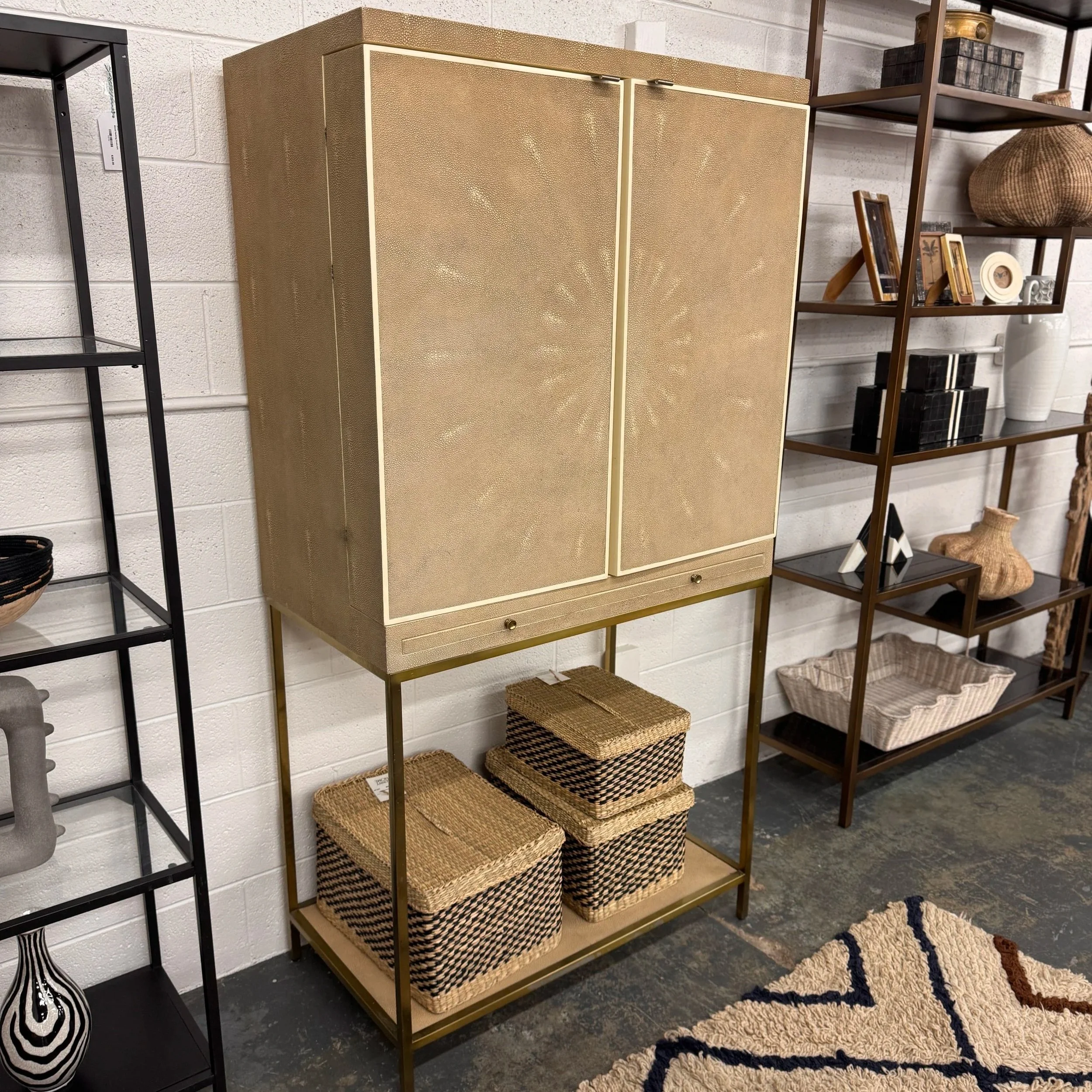 H. D. Buttercup Bar Cabinet (37W x 20D x 70H)