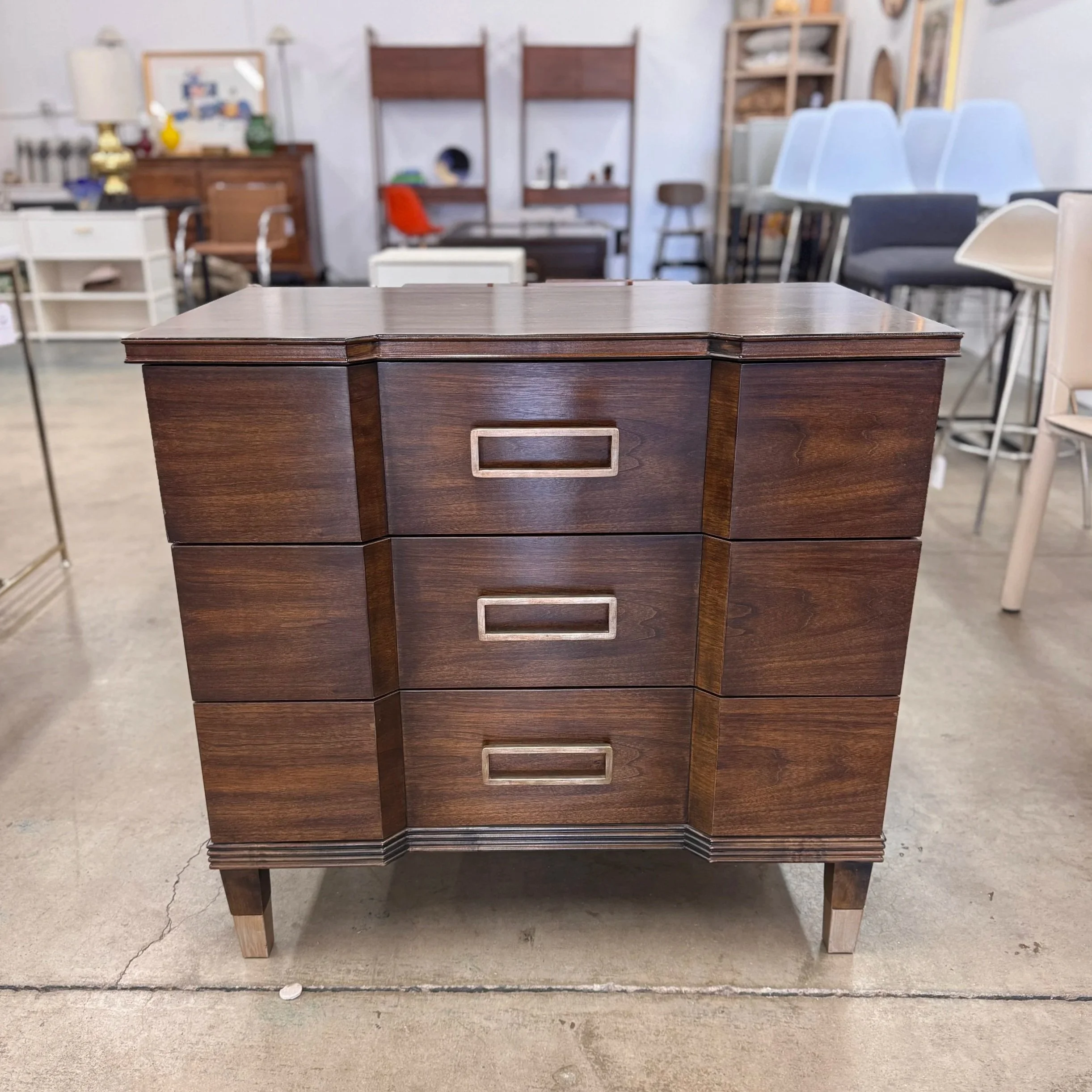 SOLD - Hickory Webster 3-Drawer Nightstand (32W x 19D x 30H)