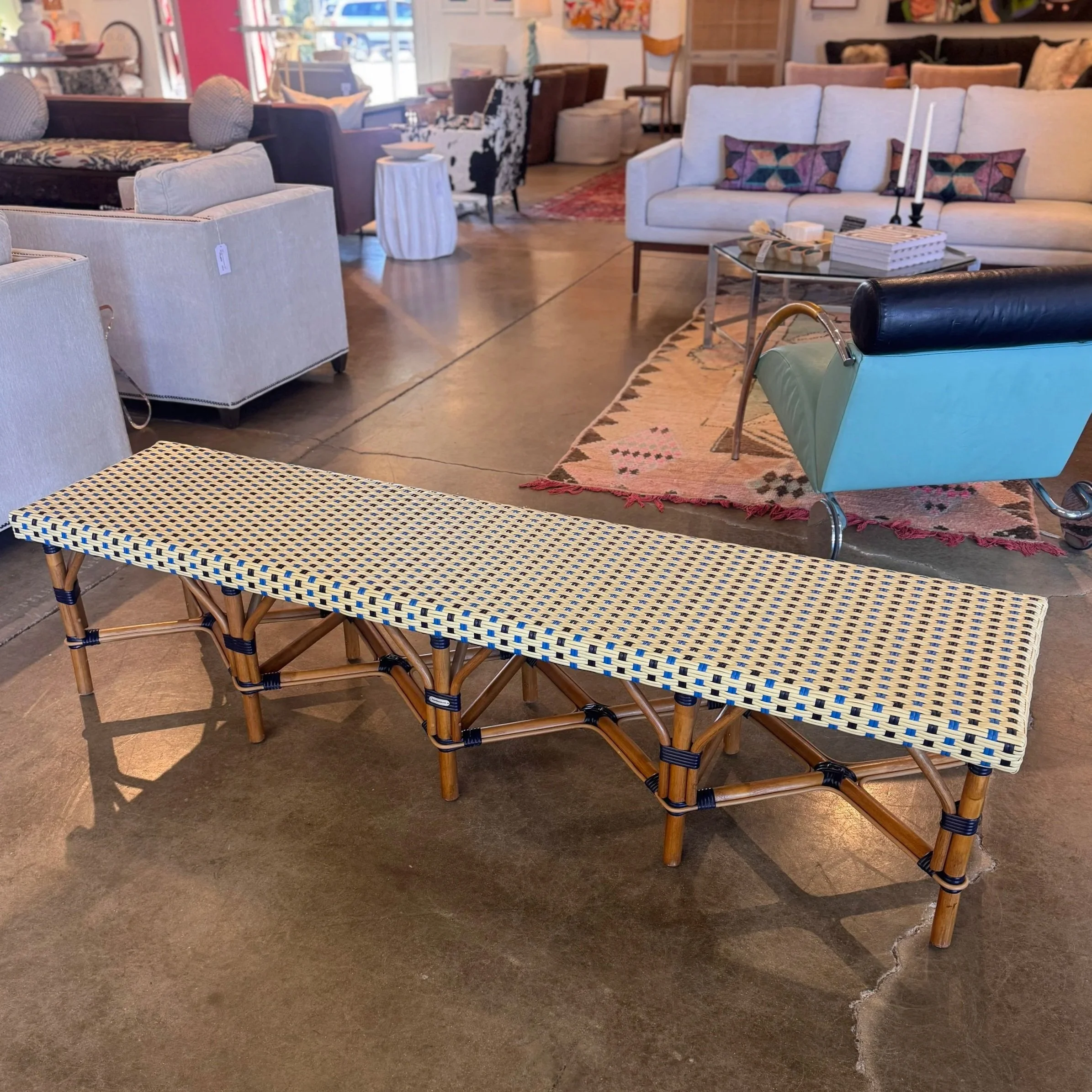 SOLD -Bistro Bench (Aspen Brands, 72W x 17D x 17H)