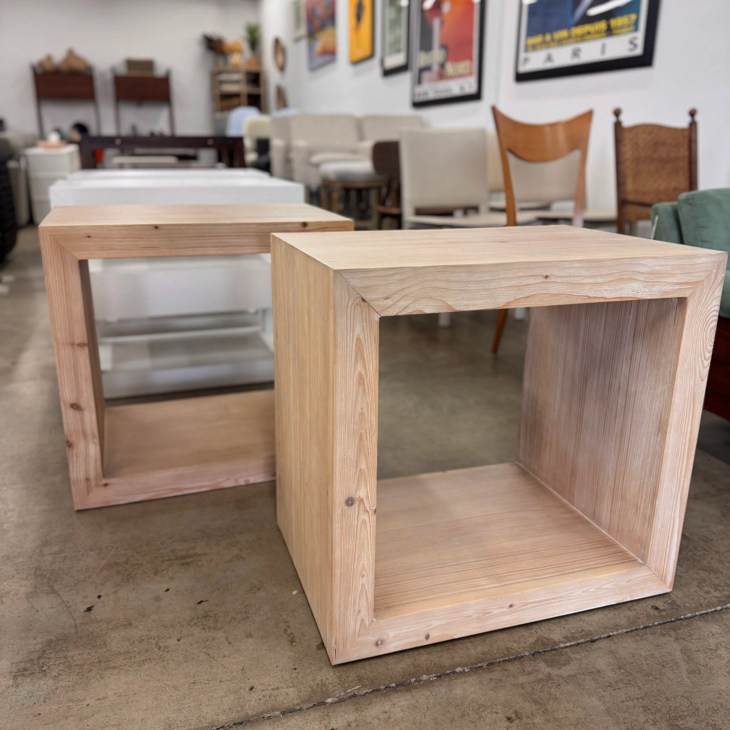 PB Solid Pine Side Table - 26W x 18D x 25H