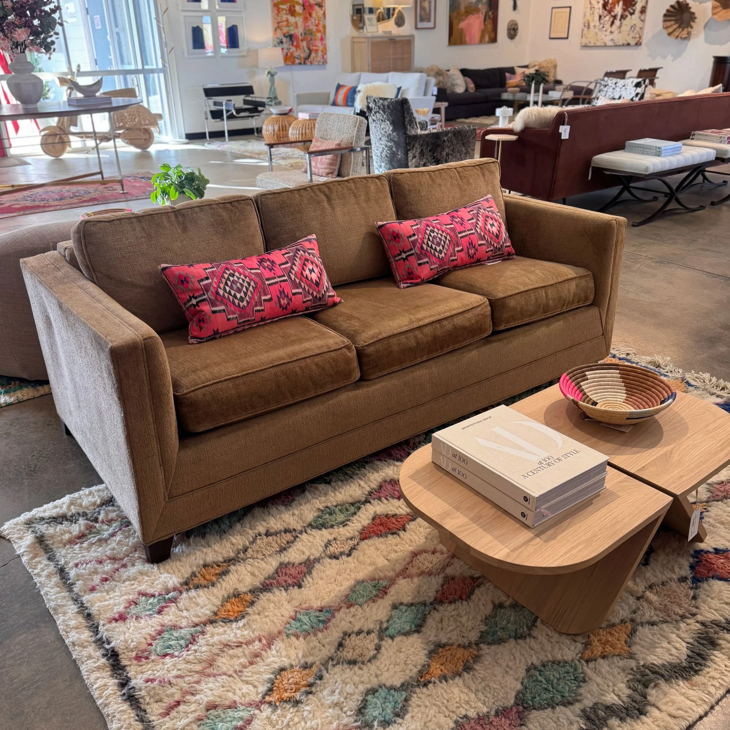 Mitchell Gold Queen Sleeper Sofa (78W x 37D x 27H)