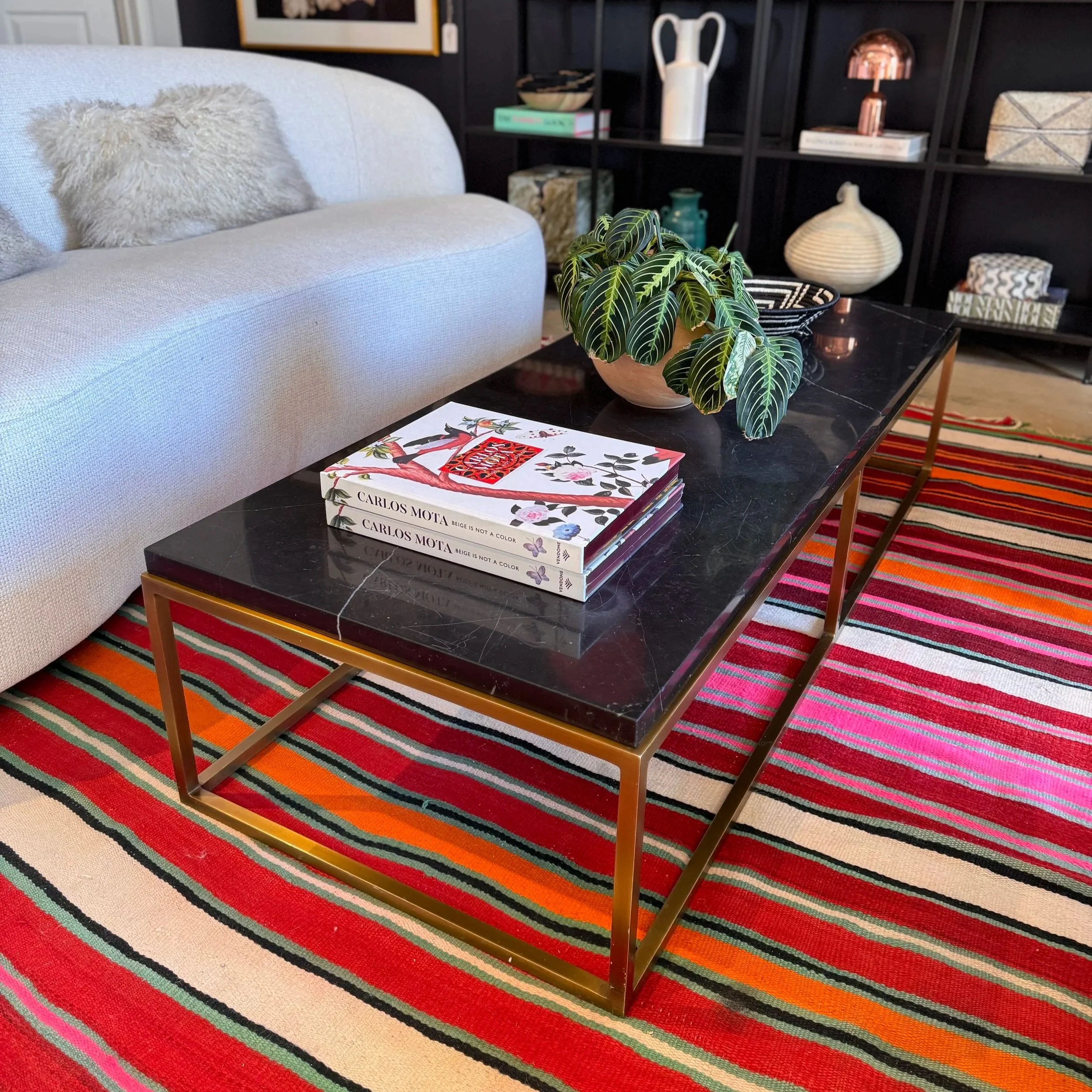 RH Marble Coffee Table - 60W x 36D x 14H