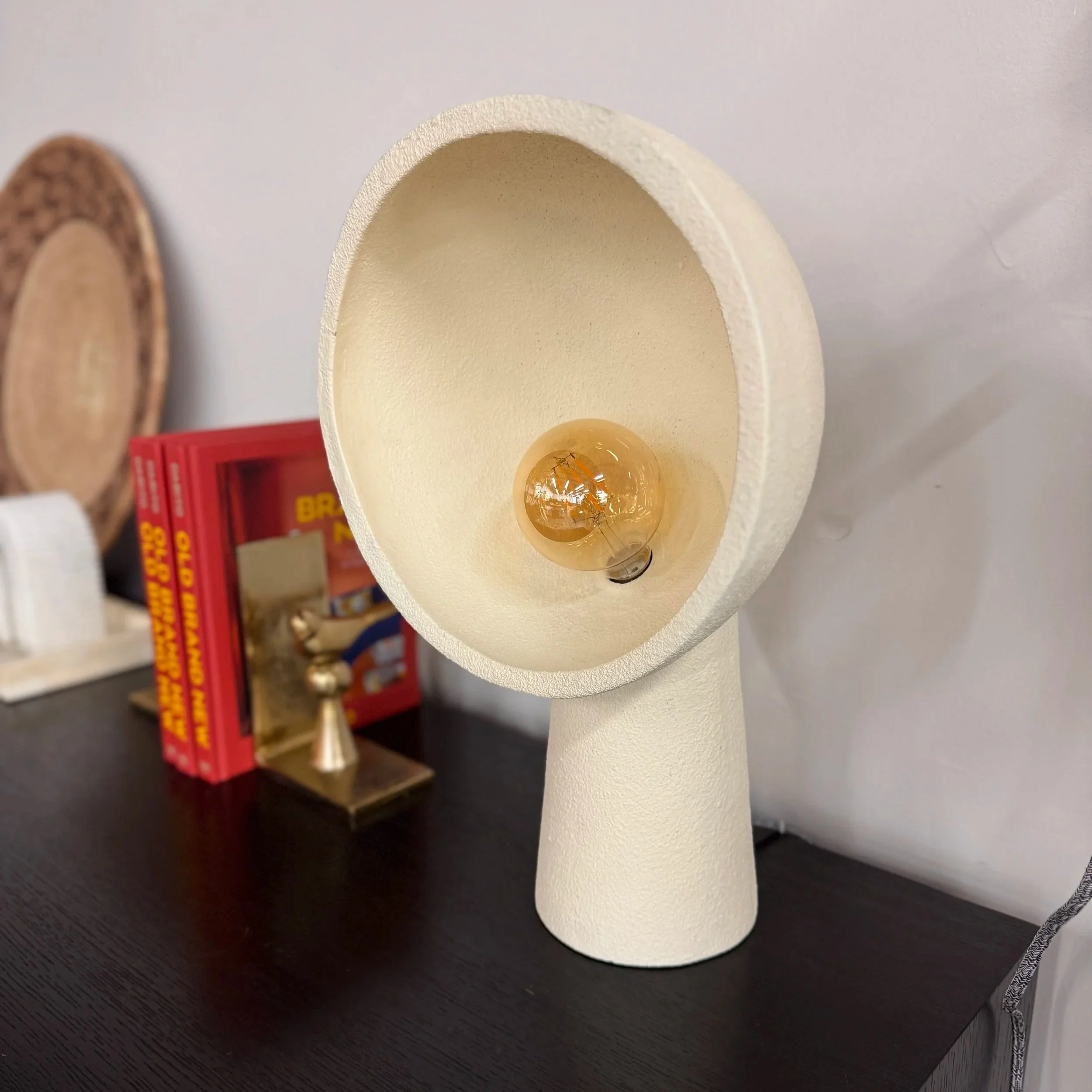 Jonathan Y Resin Half-Globe LED Lamp (17.5H)