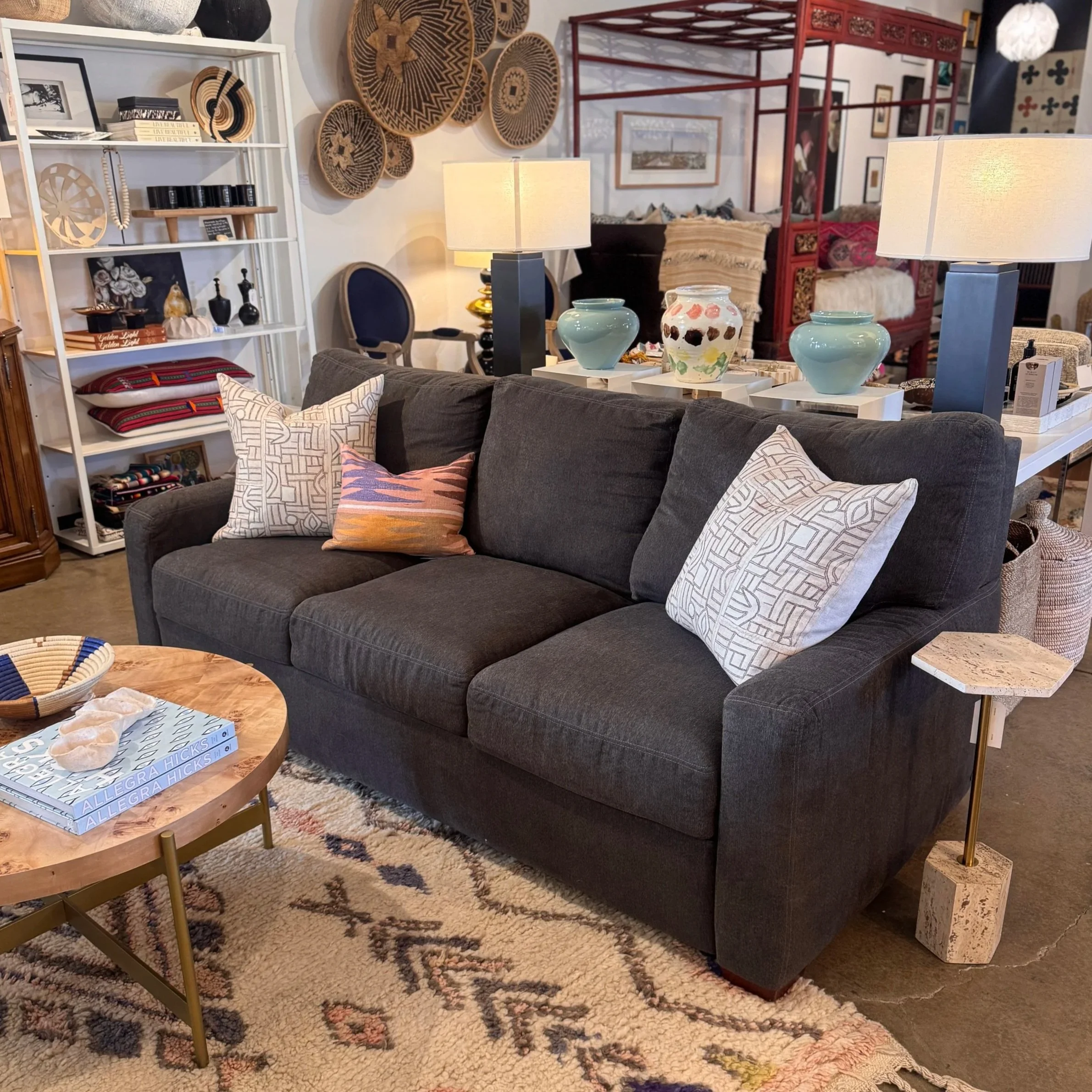 SOLD - American Leather KING Sleeper Sofa - 80W x 36W x 33H