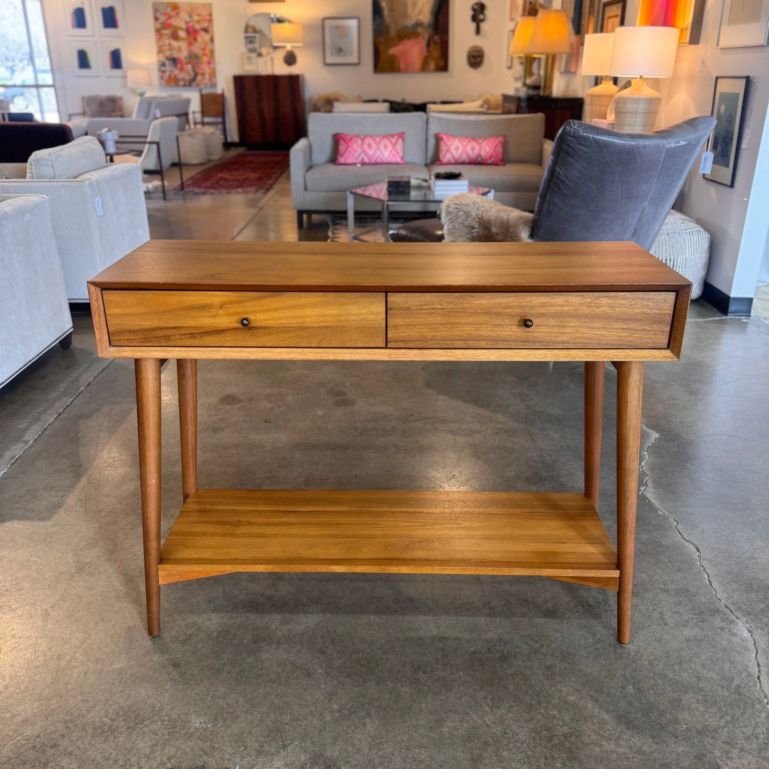 West Elm MCM Console (42W x 14D x 32H)