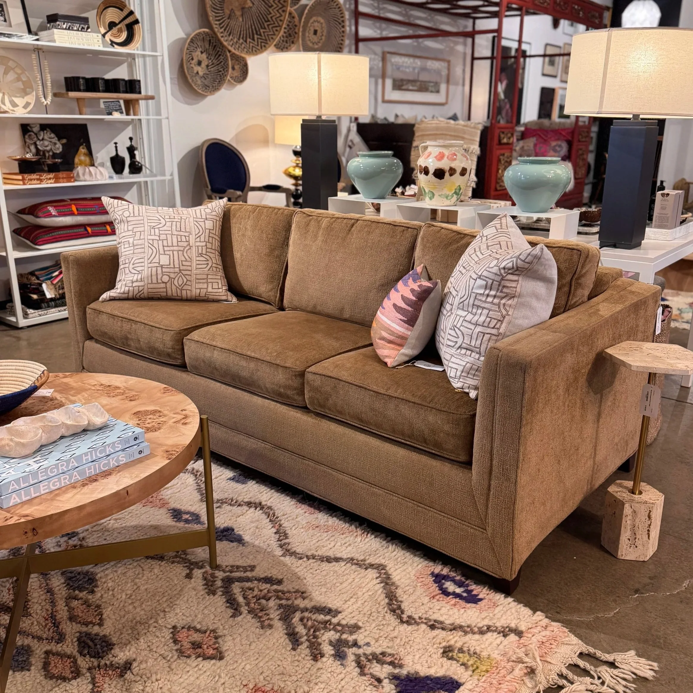 SOLD - Mitchell Gold Queen Sleeper Sofa (78W x 37D x 27H)