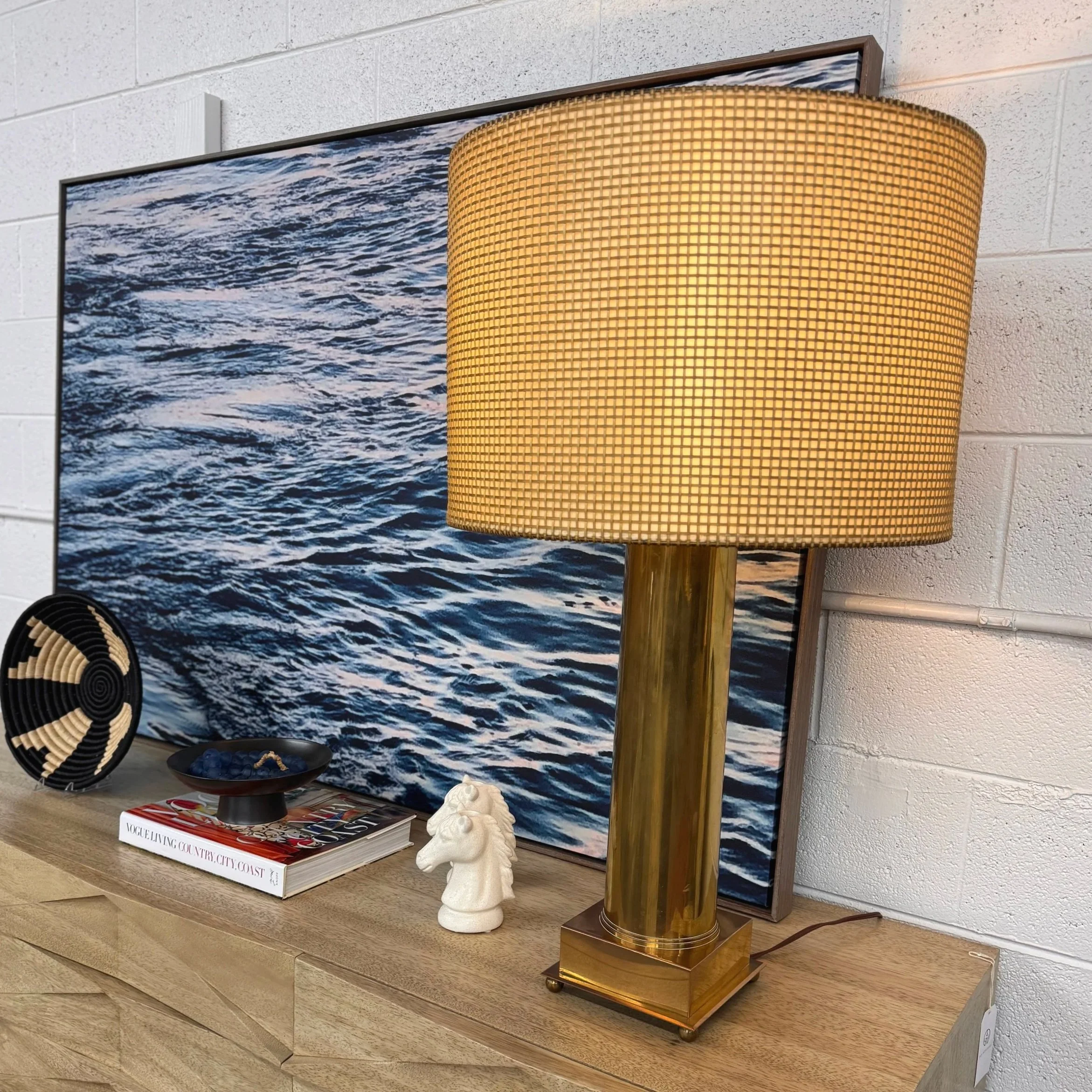 Trench Art Brass Artillery Shell Lamp