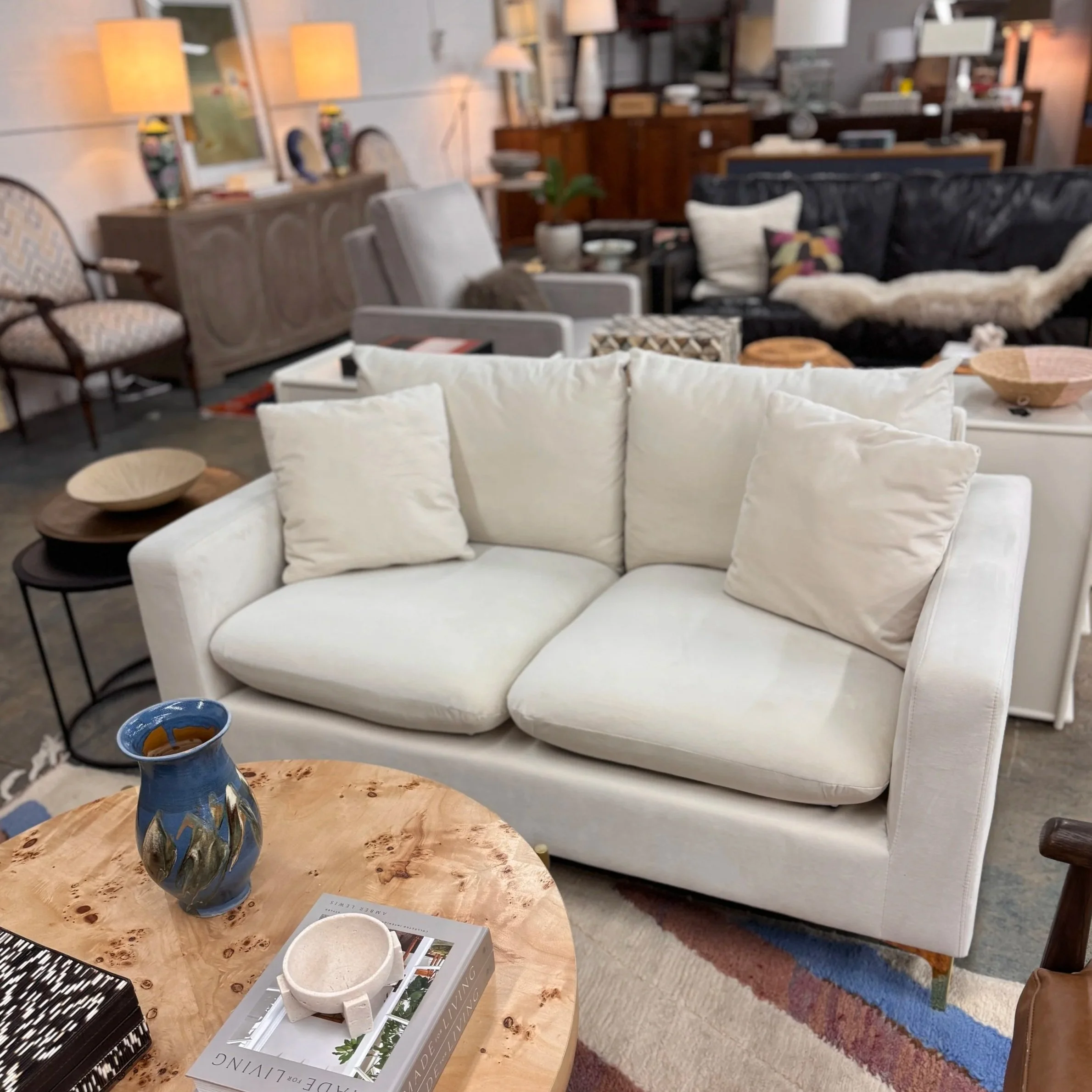 Performance Velvet Loveseat (58W x 33D x 36H)