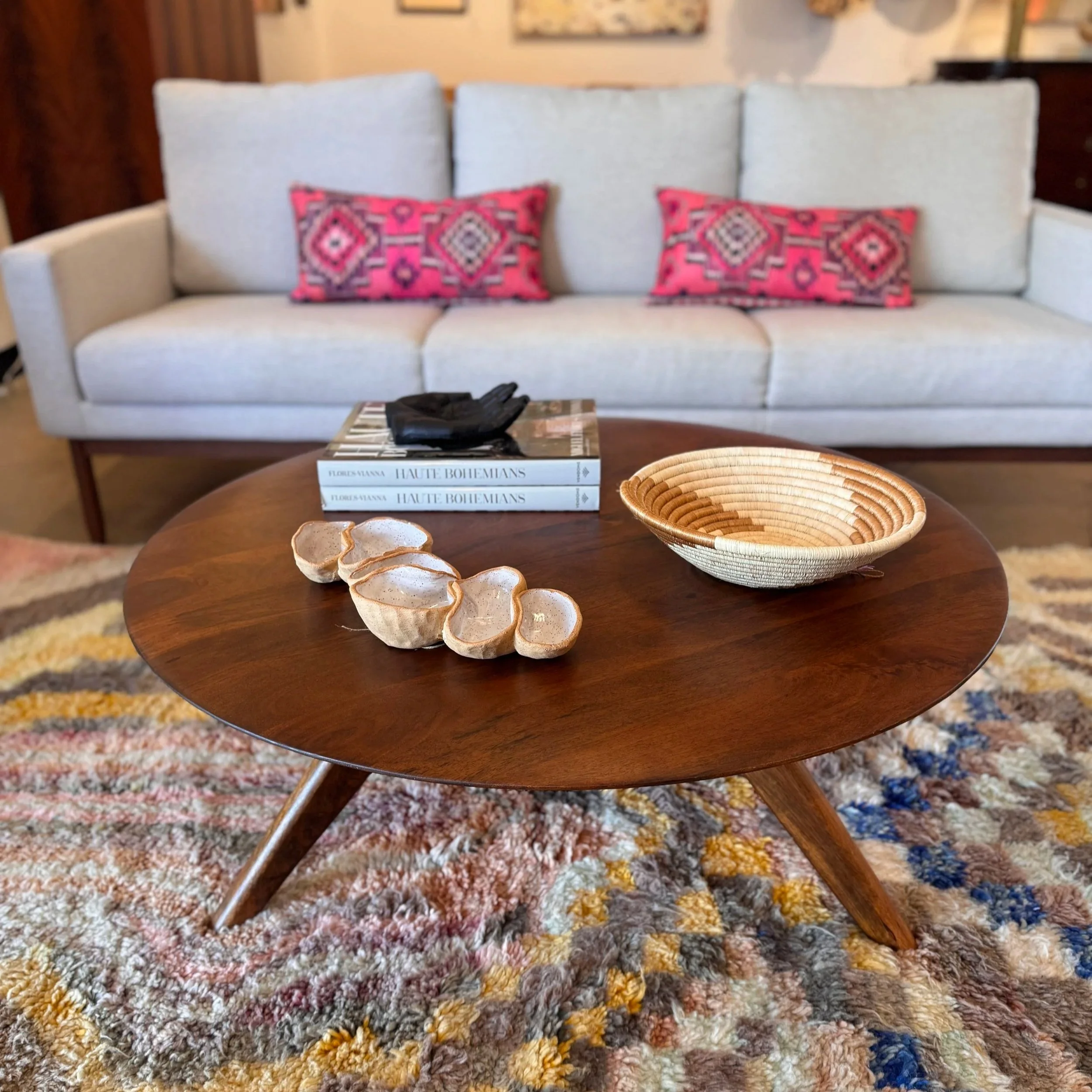 Solid Wood Coffee Table (MH London, 38D x 16.5H)