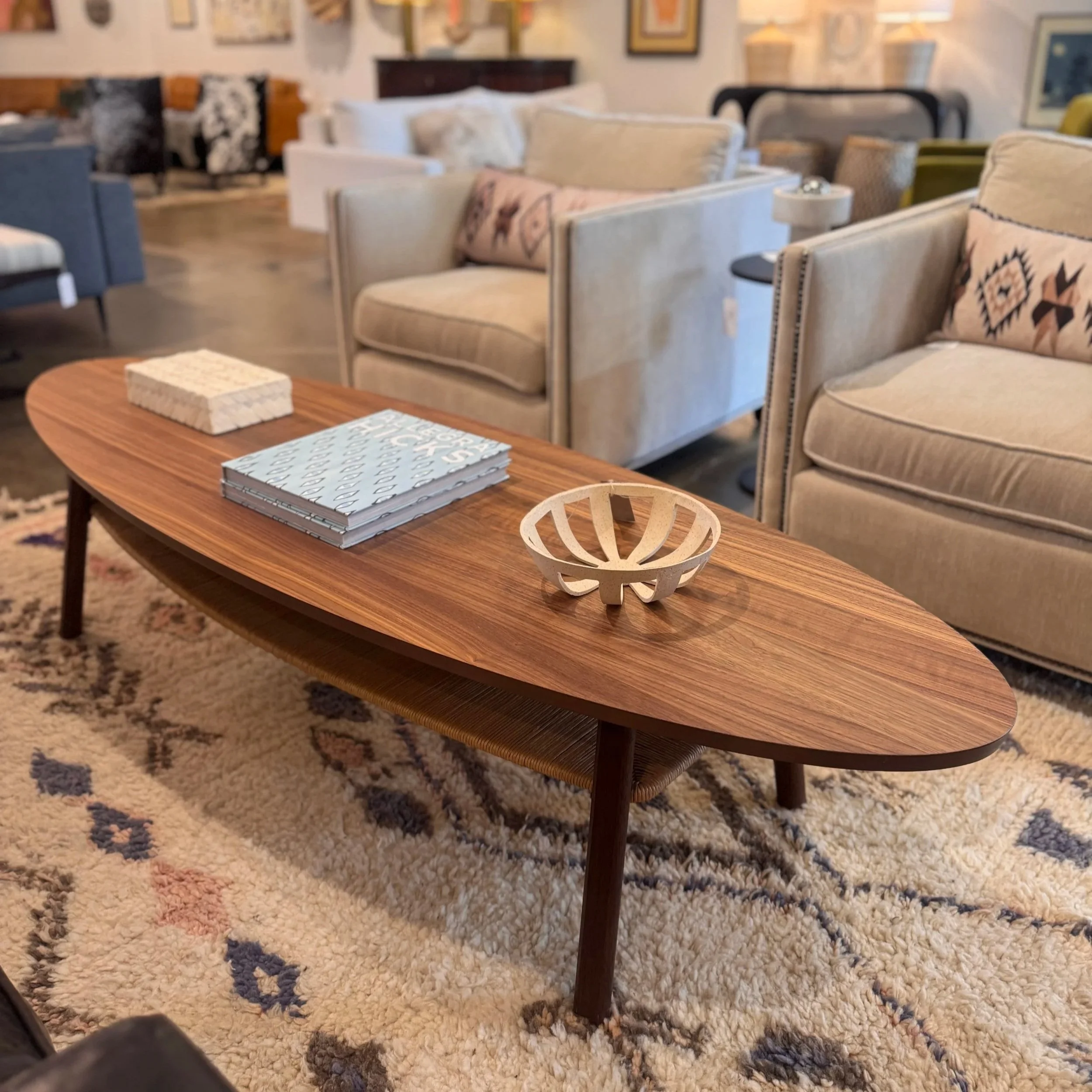 IKEA Stockholm Walnut Veneer Coffee Table (70W x 23D x 15H)