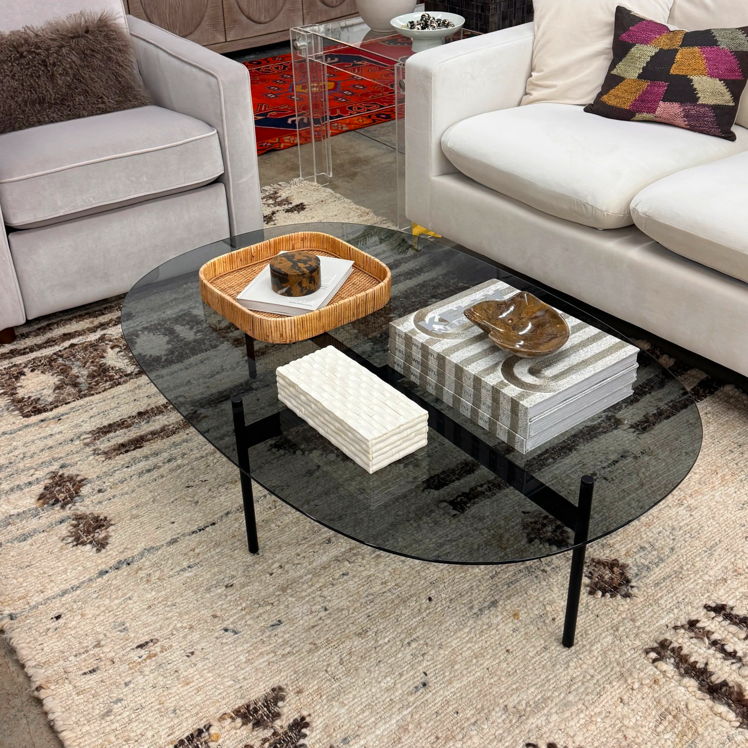 Blu Dot Flume Swoval Coffee Table - 47W x 31D x 14H